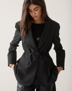 Wear-your-way blazer pinstripe