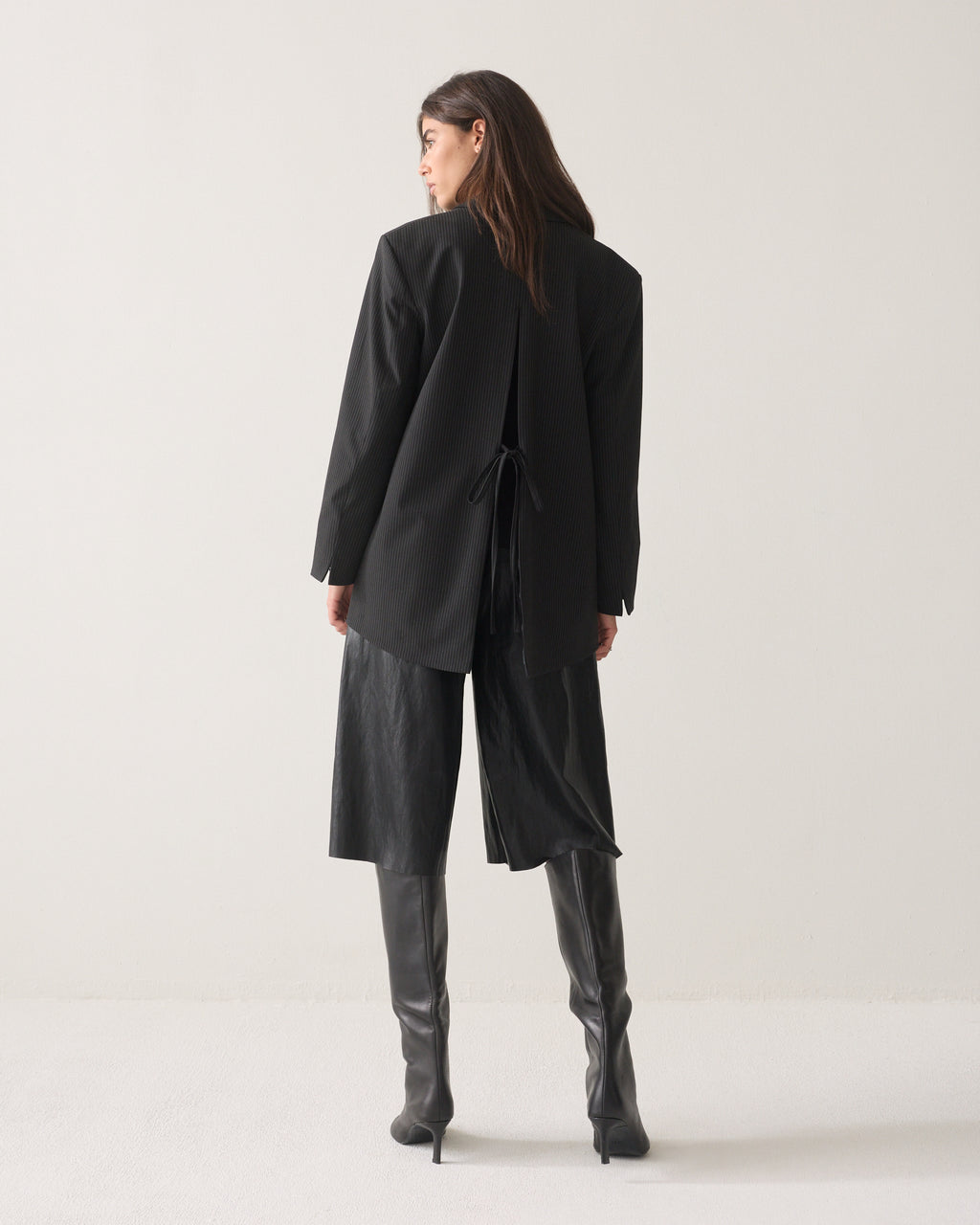 Wear-your-way blazer pinstripe