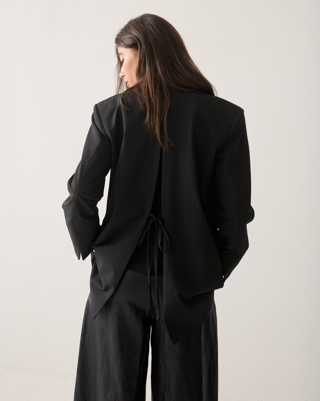 Wear-your-way blazer pinstripe