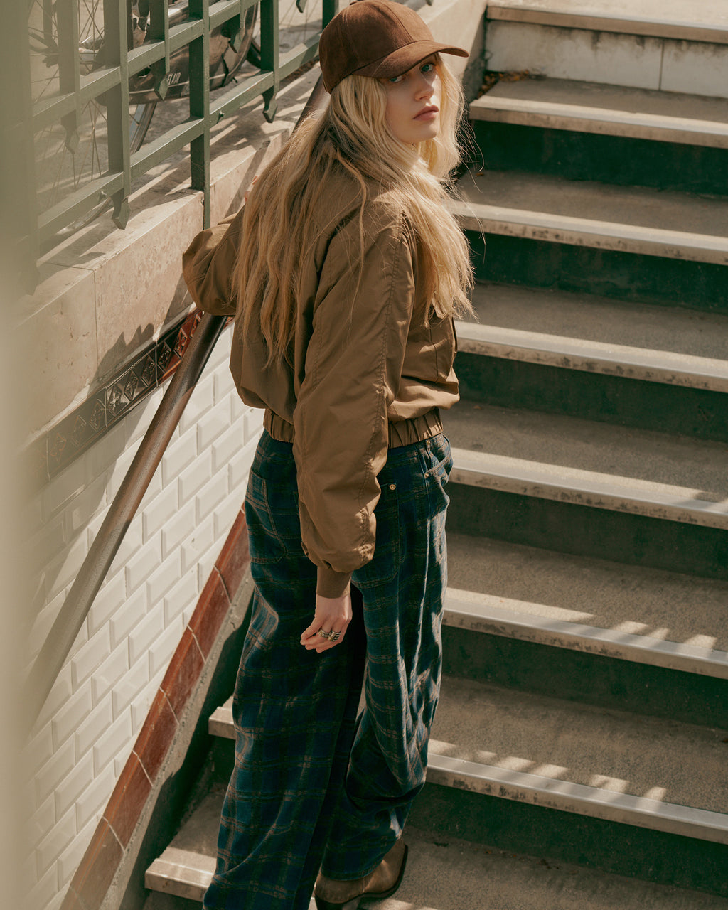 Taffeta bomber jacket