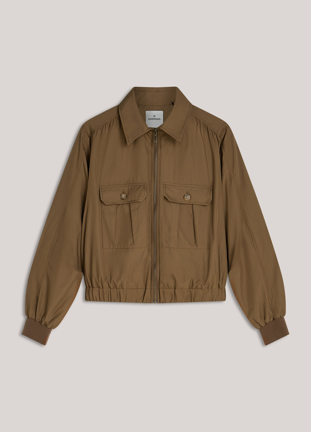 Taffeta bomber jacket