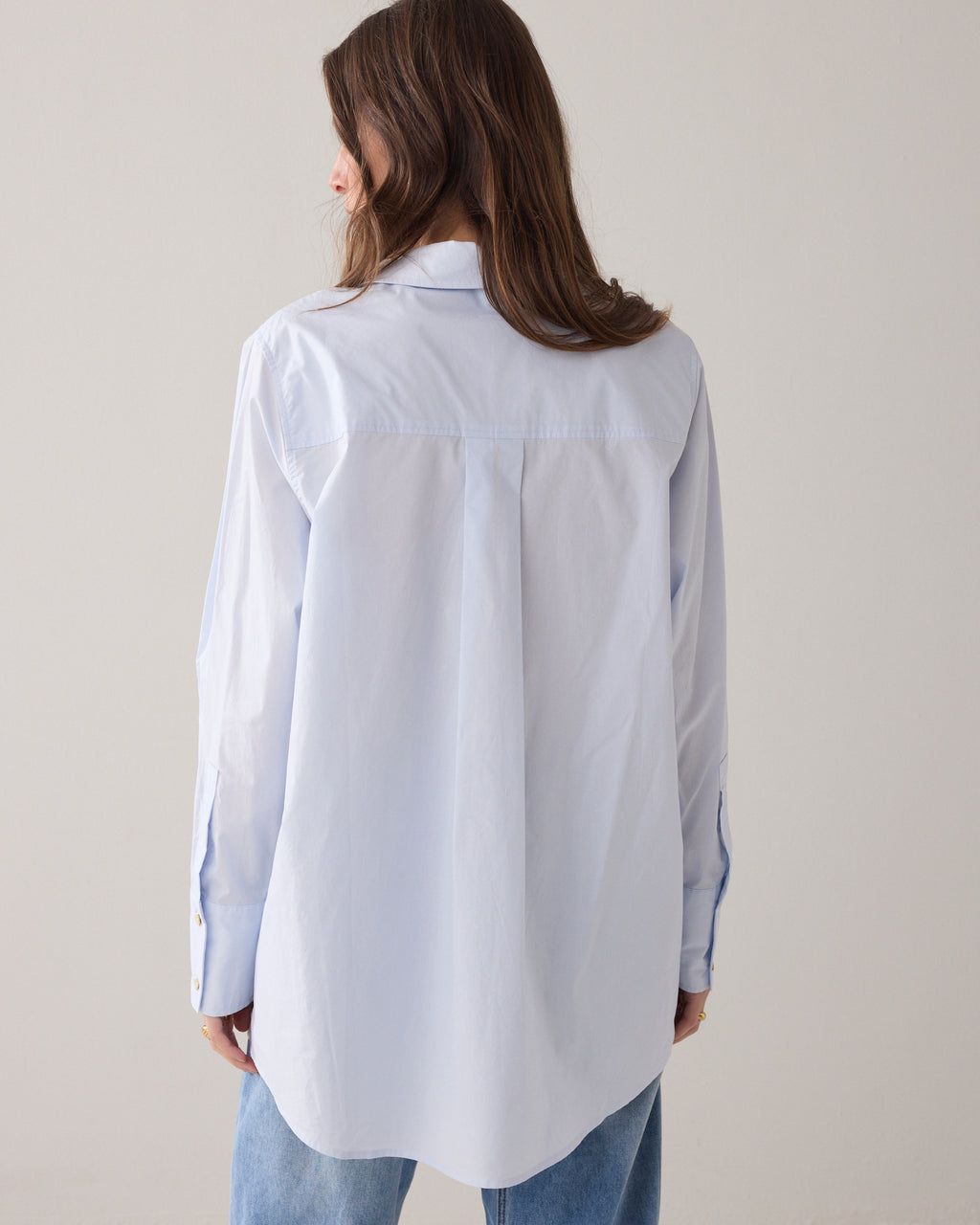 Overhemdblouse crispy poplin