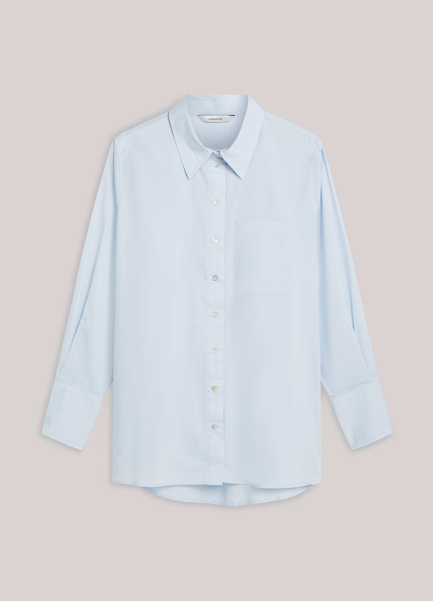 Overhemdblouse crispy poplin