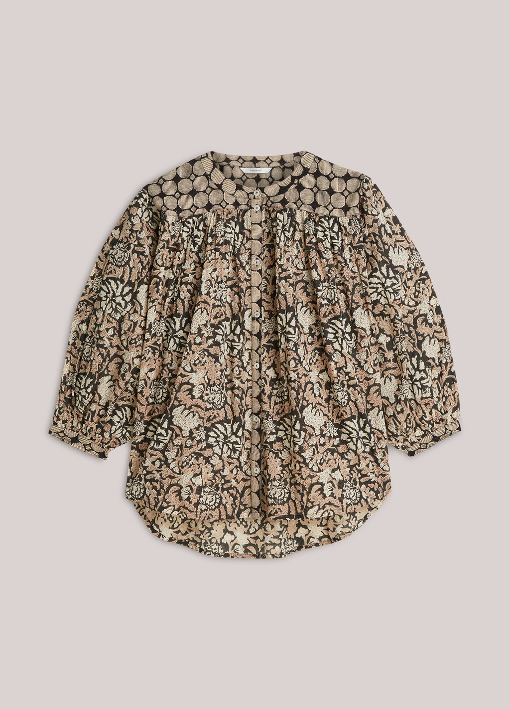 Blouse with block prints