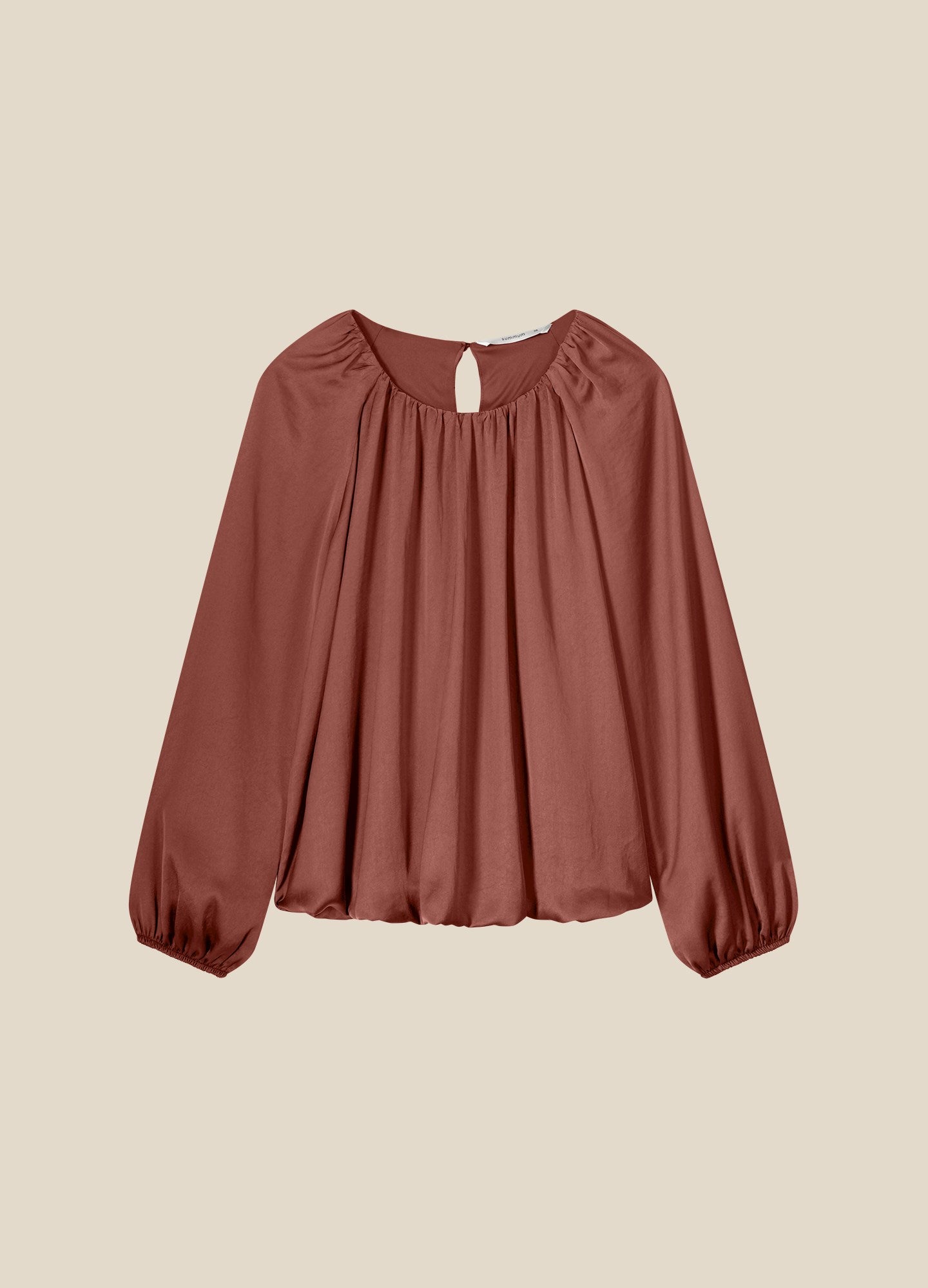 Silky-touch blouse