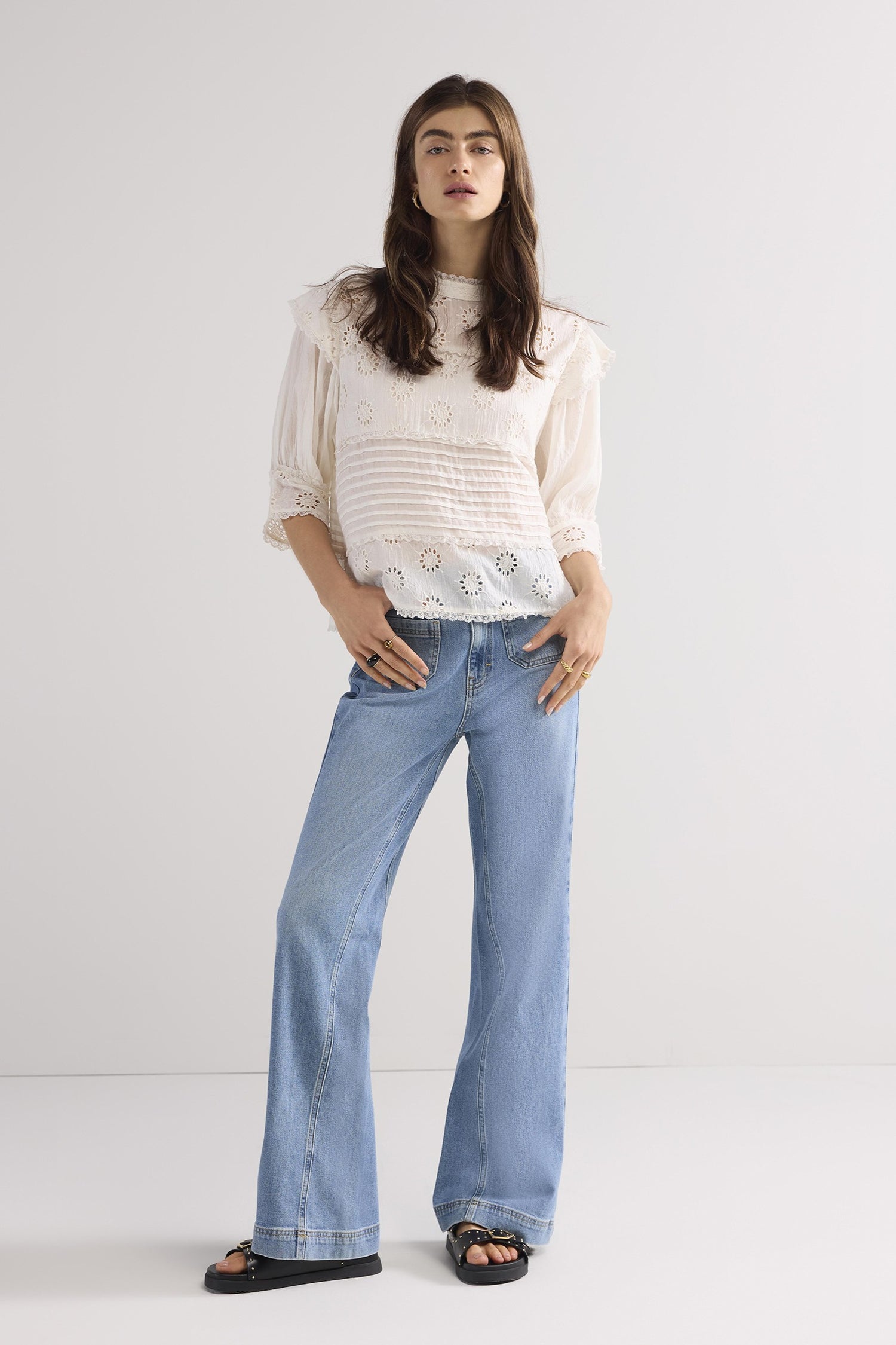 English embroidery top