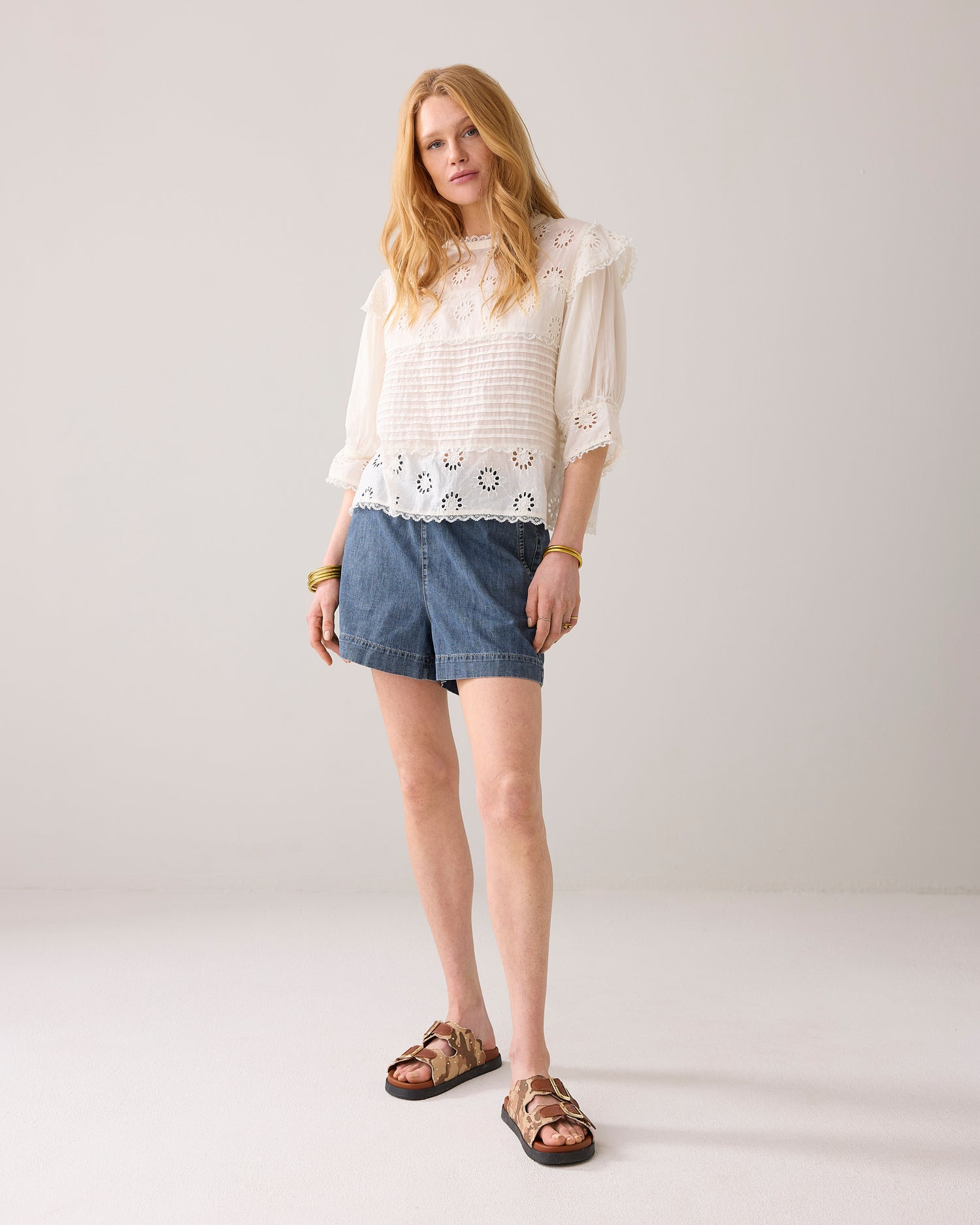English embroidery top