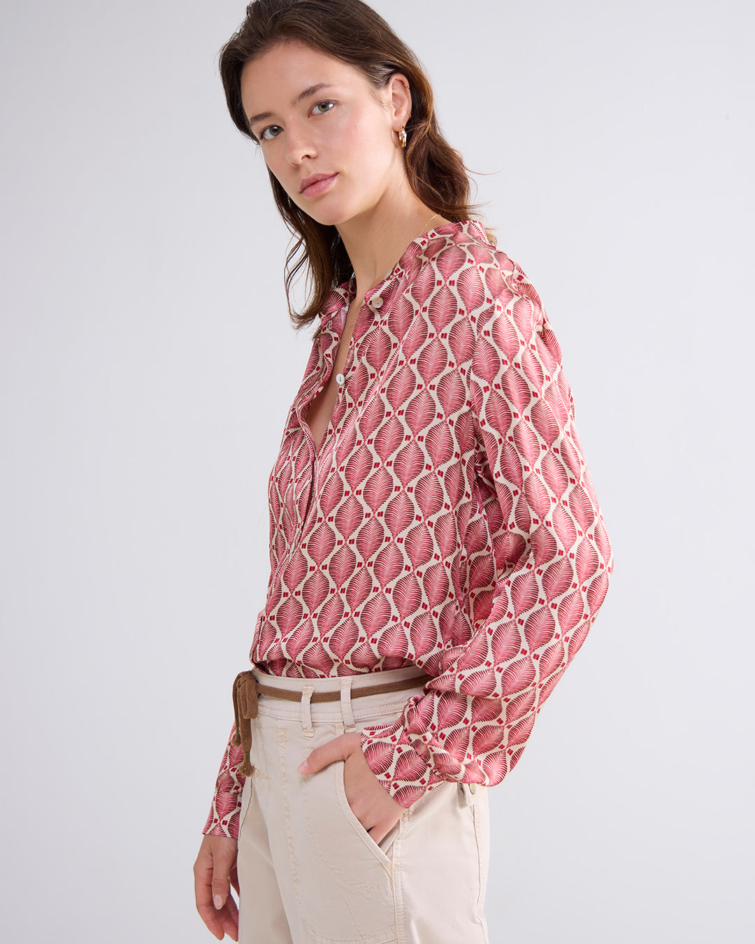 Blouse all-over print