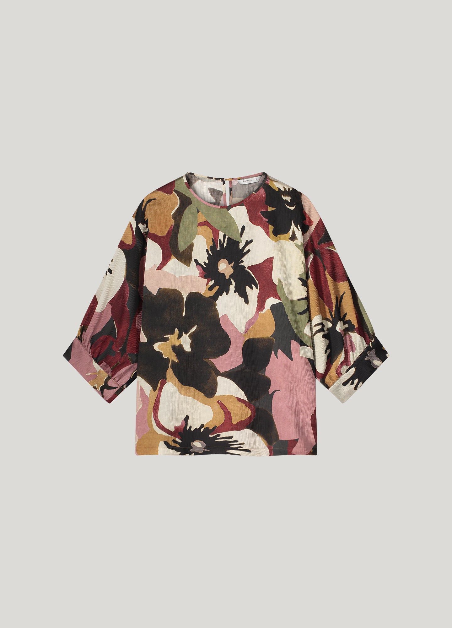 Top met bloemenprint