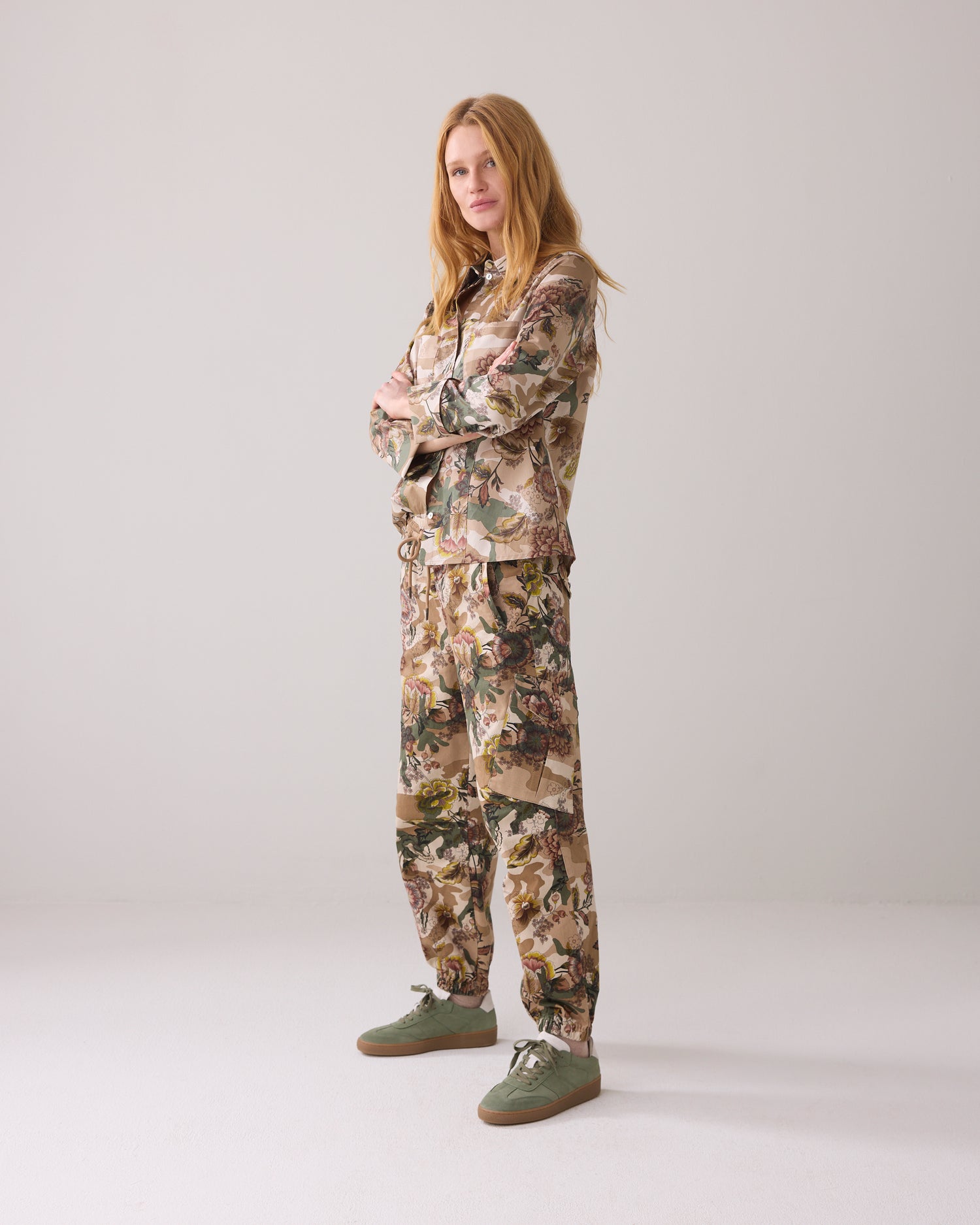 Camouflage shirt blouse