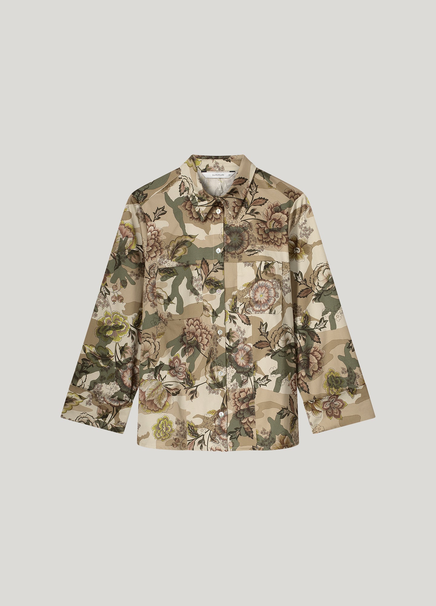 Camouflage shirt blouse