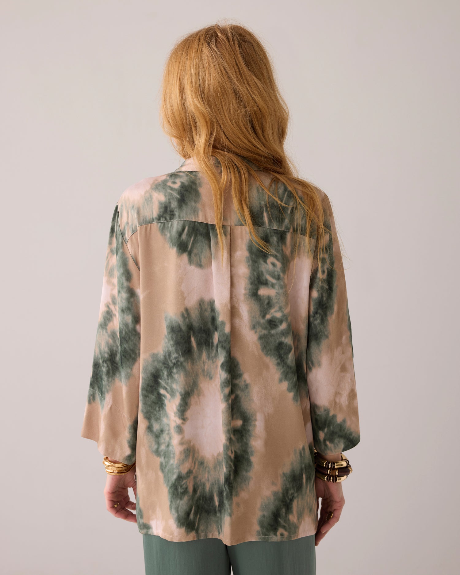 Hemdbluse Tie-Dye Ecovero