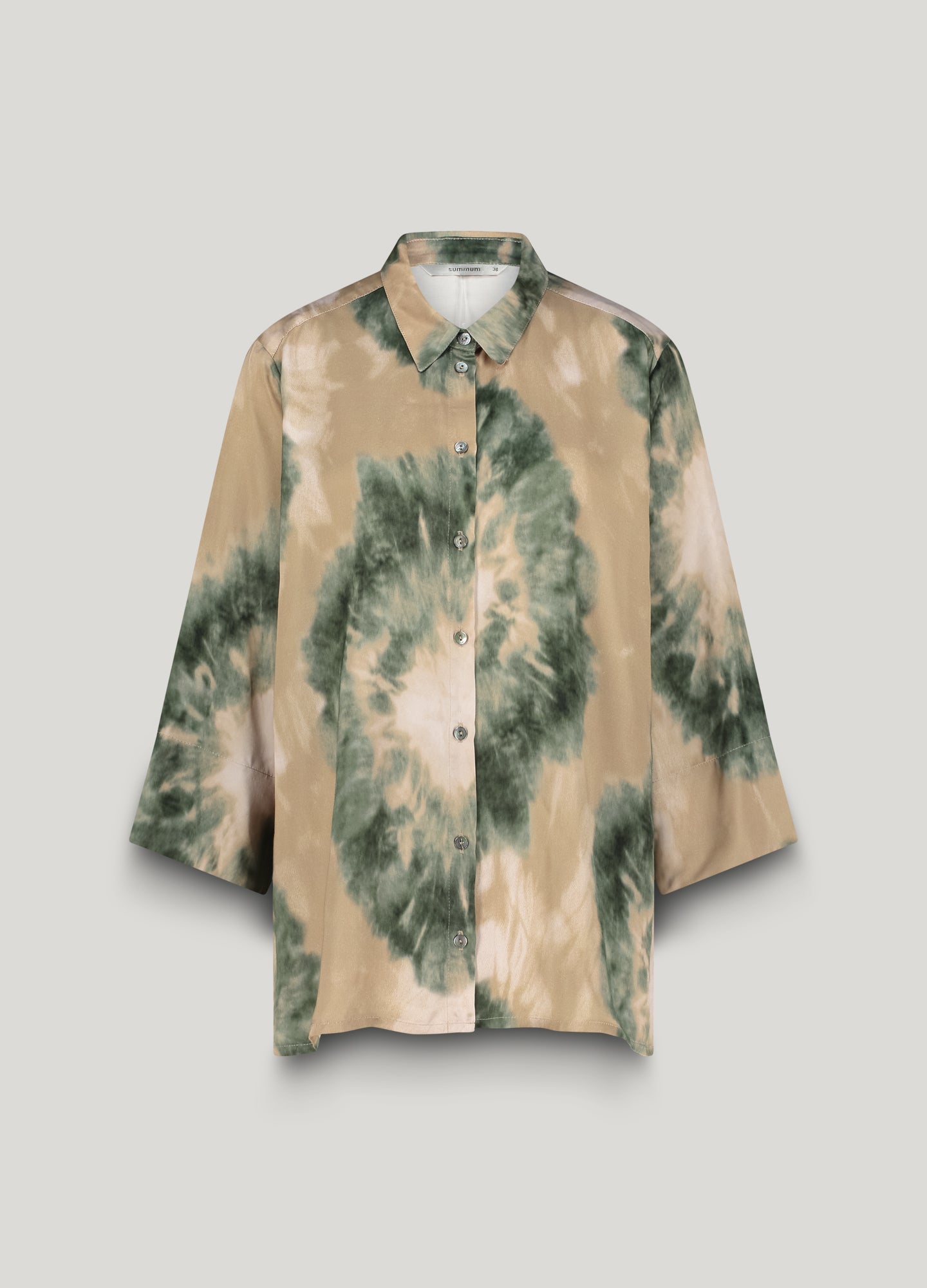 Hemdbluse Tie-Dye Ecovero