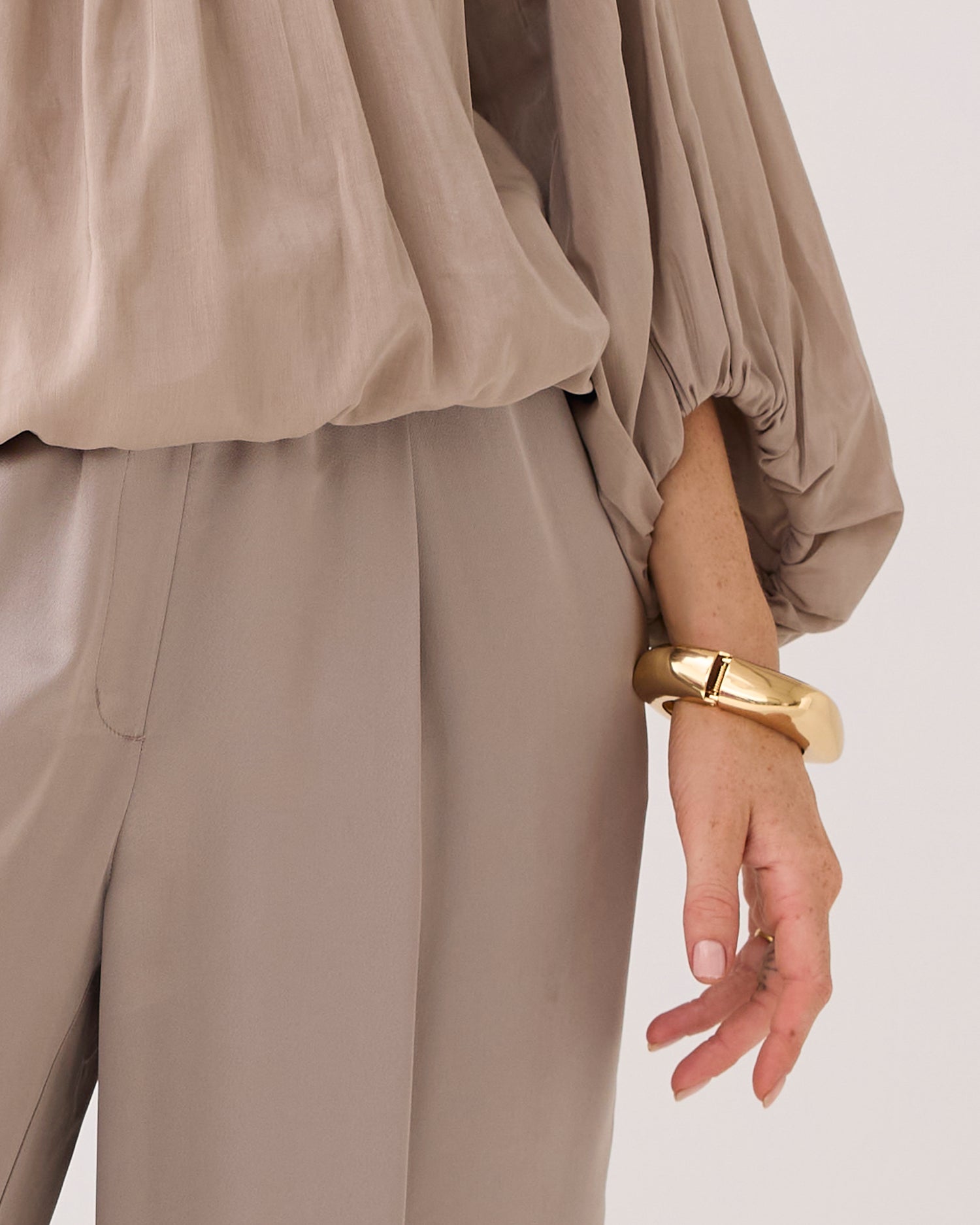 Shiny boxy top