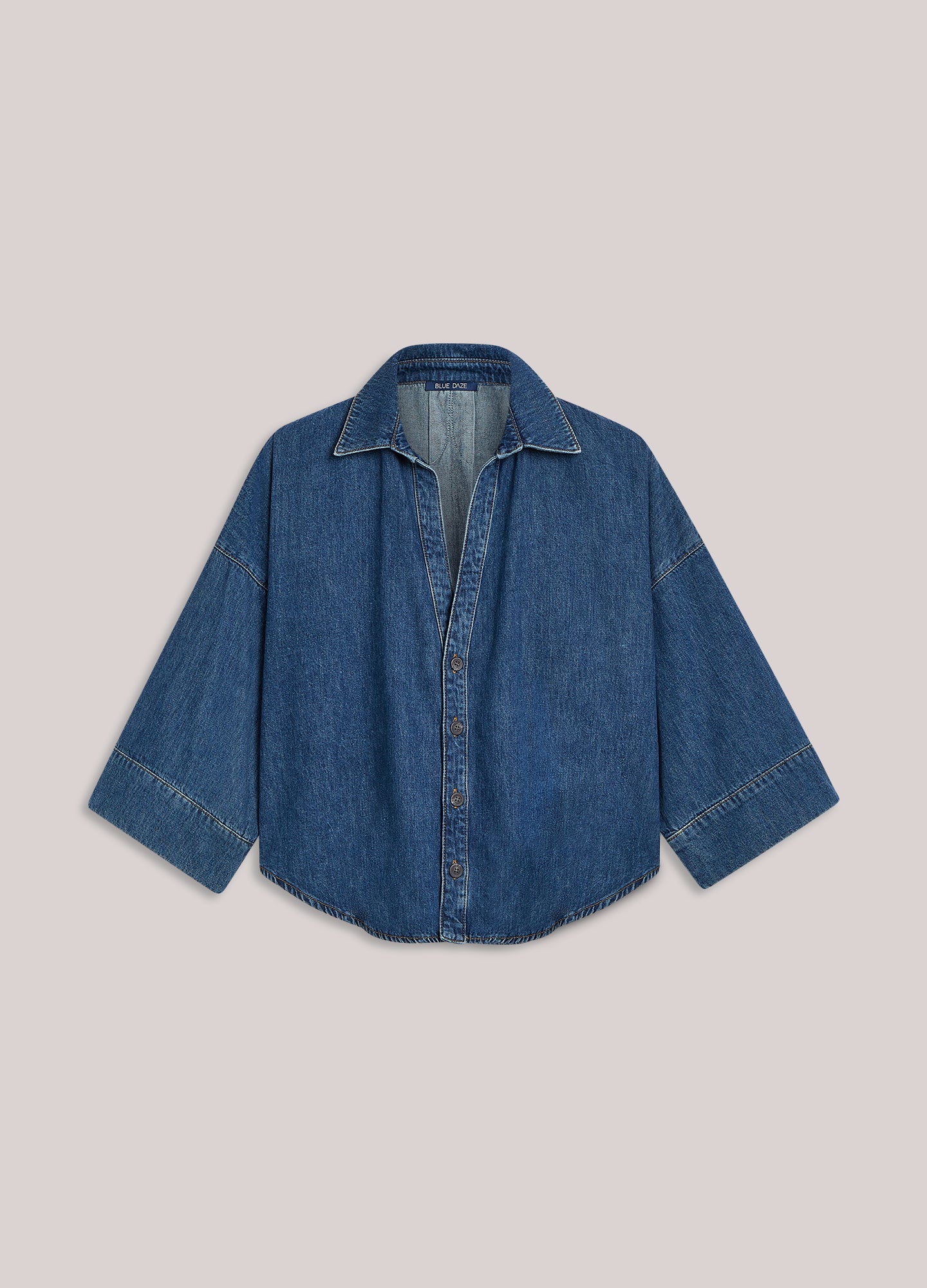 Kimonoblouse denim