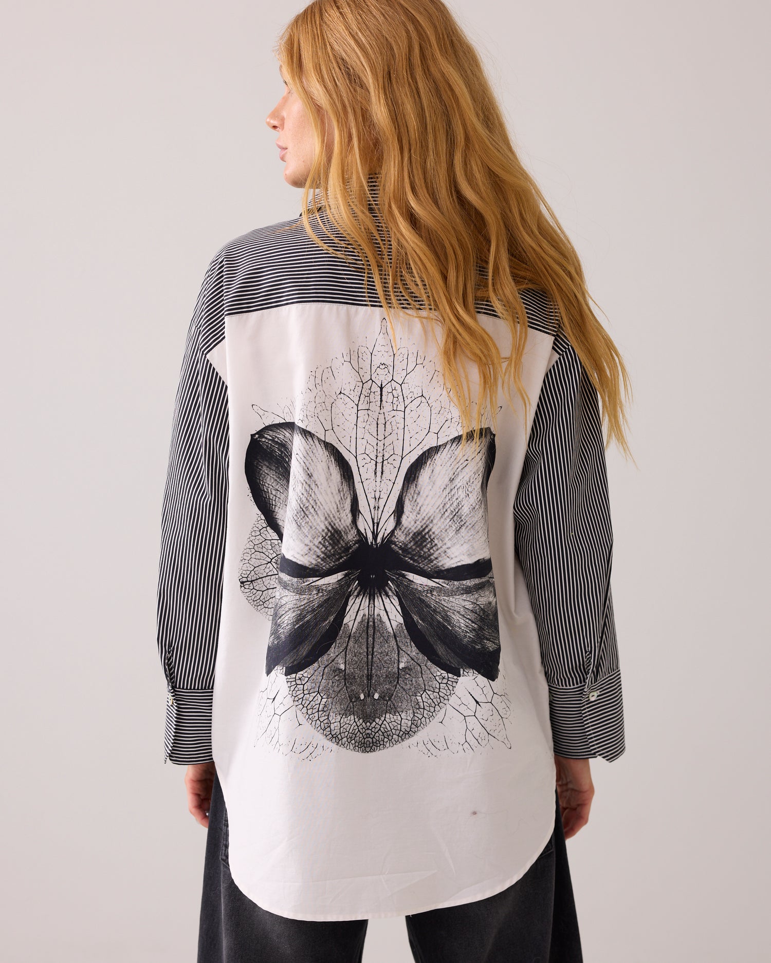 Overhemdblouse printmix