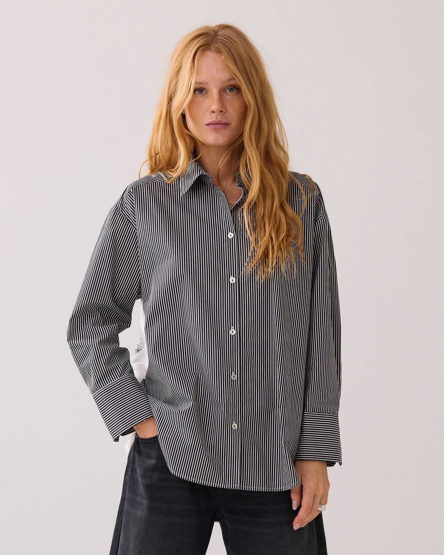 Overhemdblouse printmix