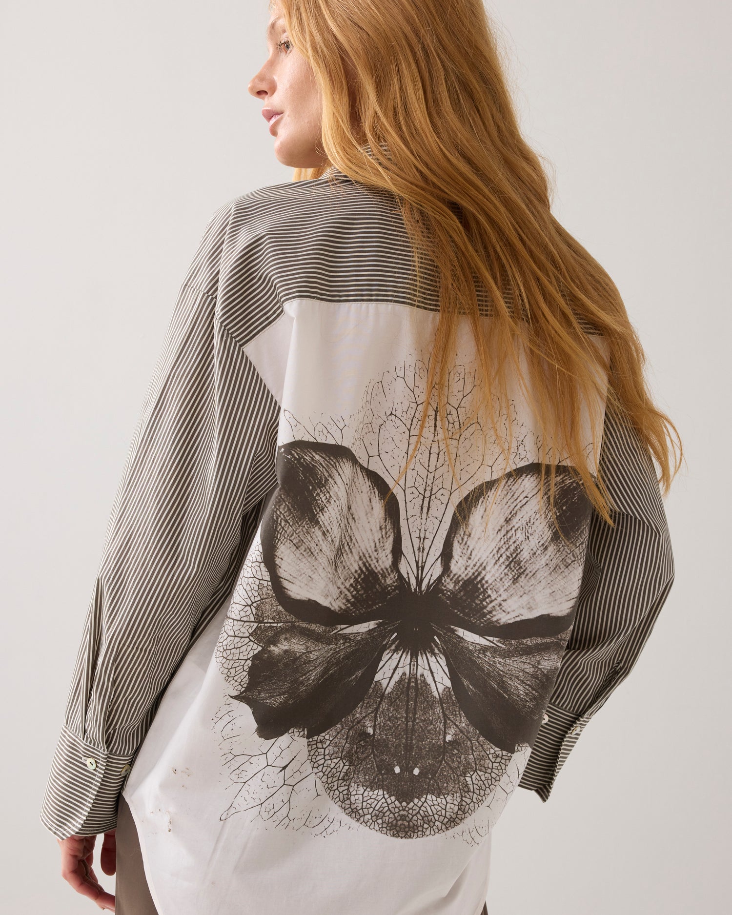 Overhemdblouse printmix