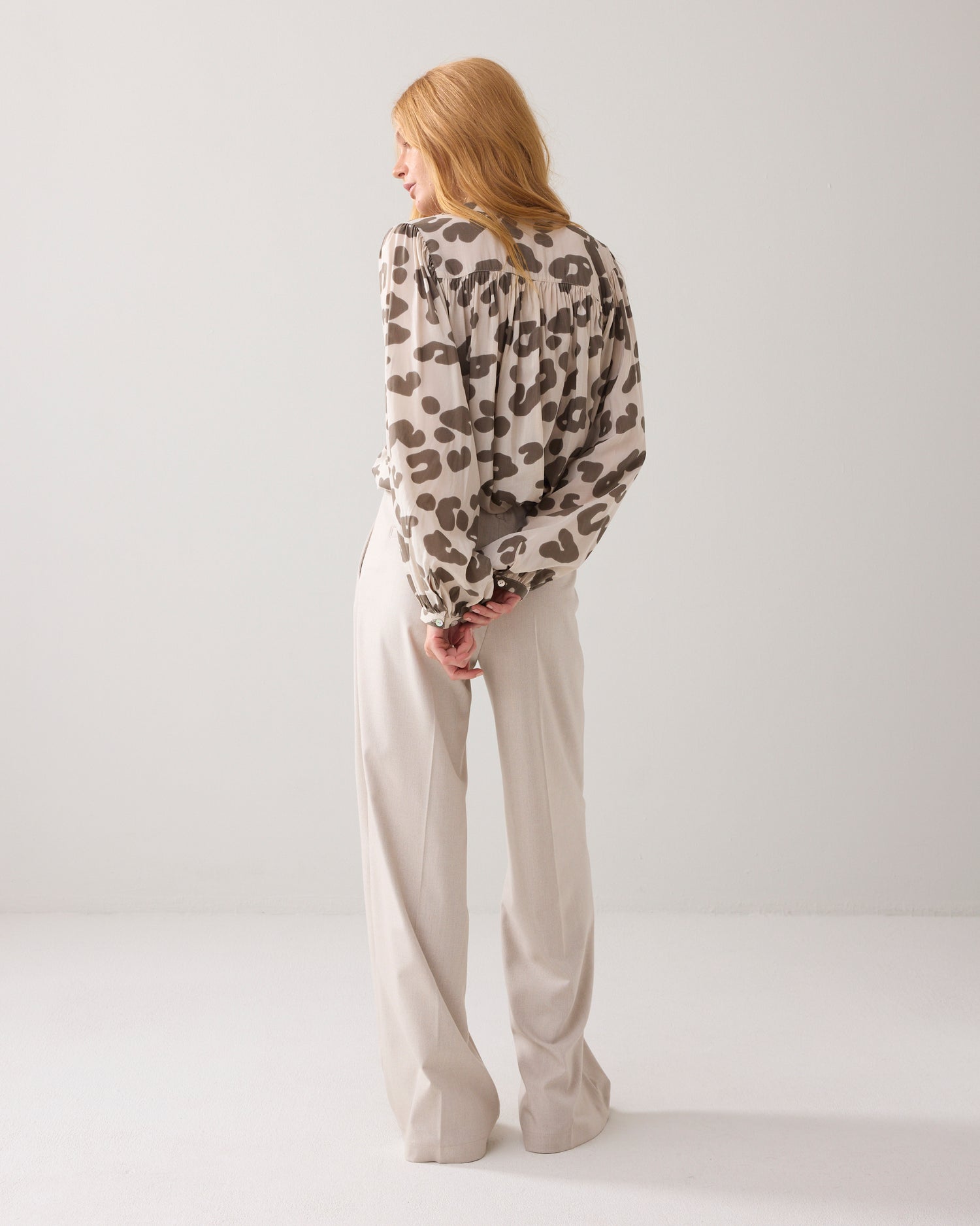 Luchtige wijde blouse