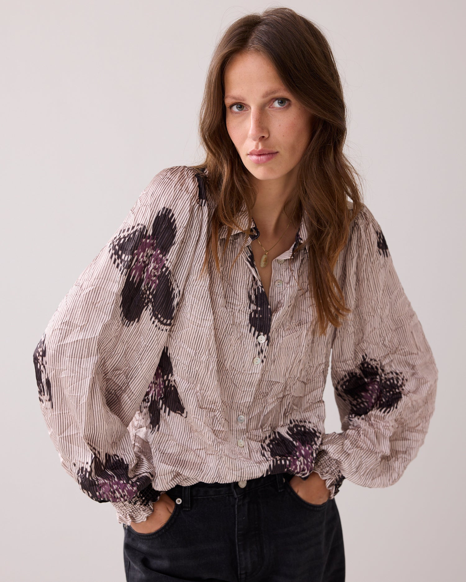 Non-iron blouse