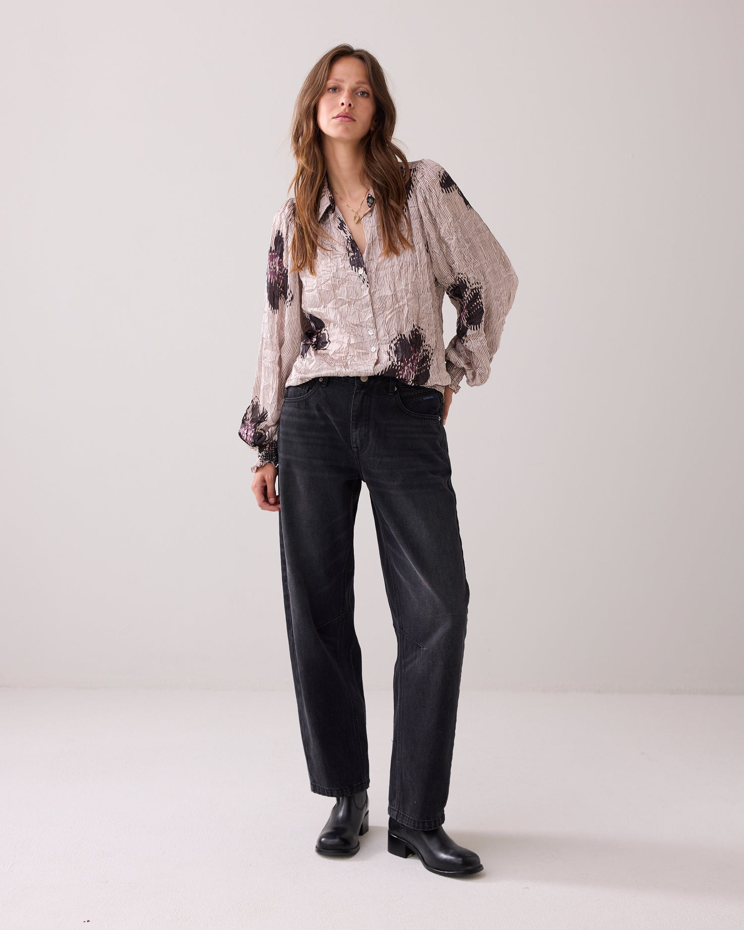 Non-iron blouse