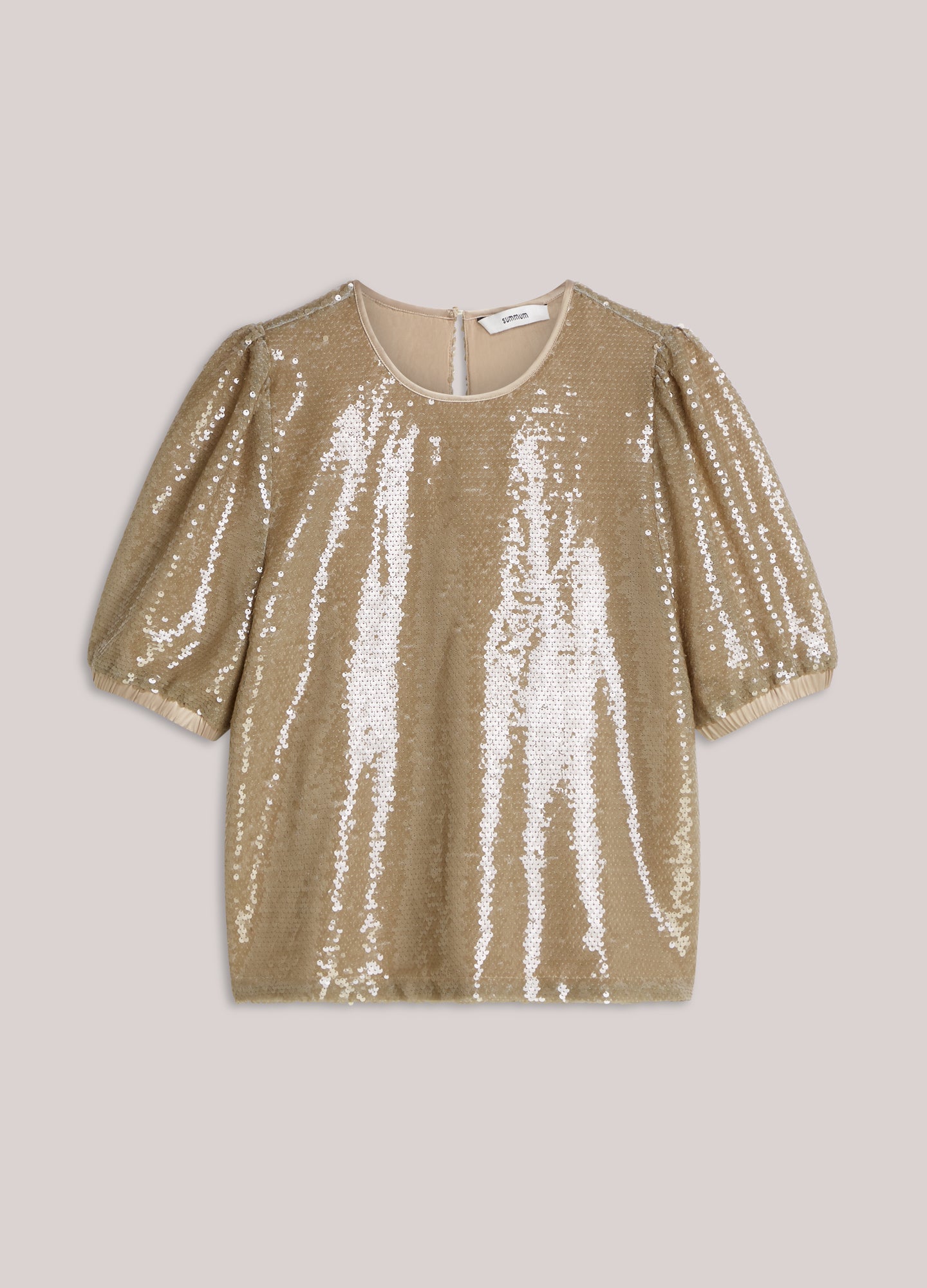 Top in sequin fabric