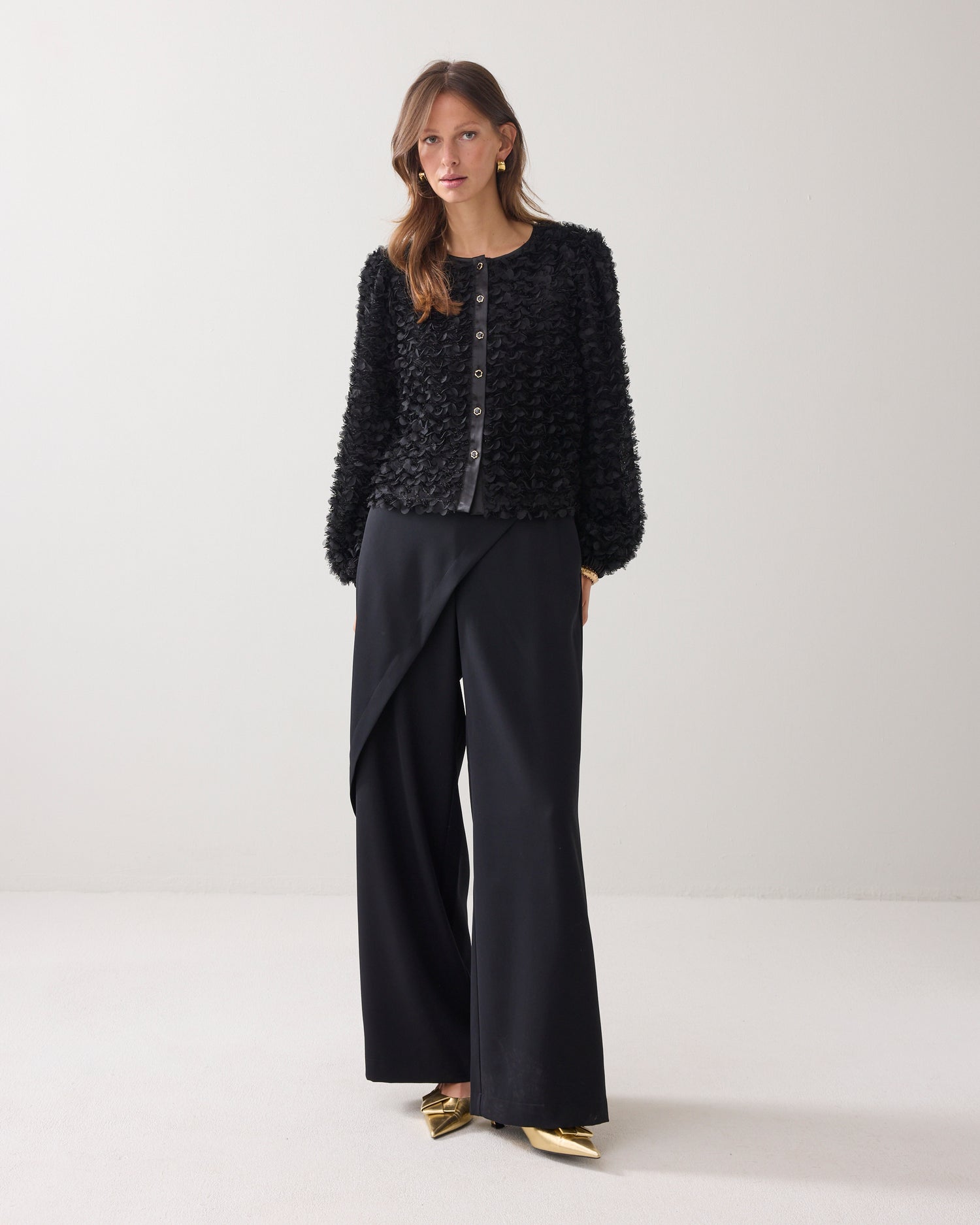 Fluffy boxy Jacke