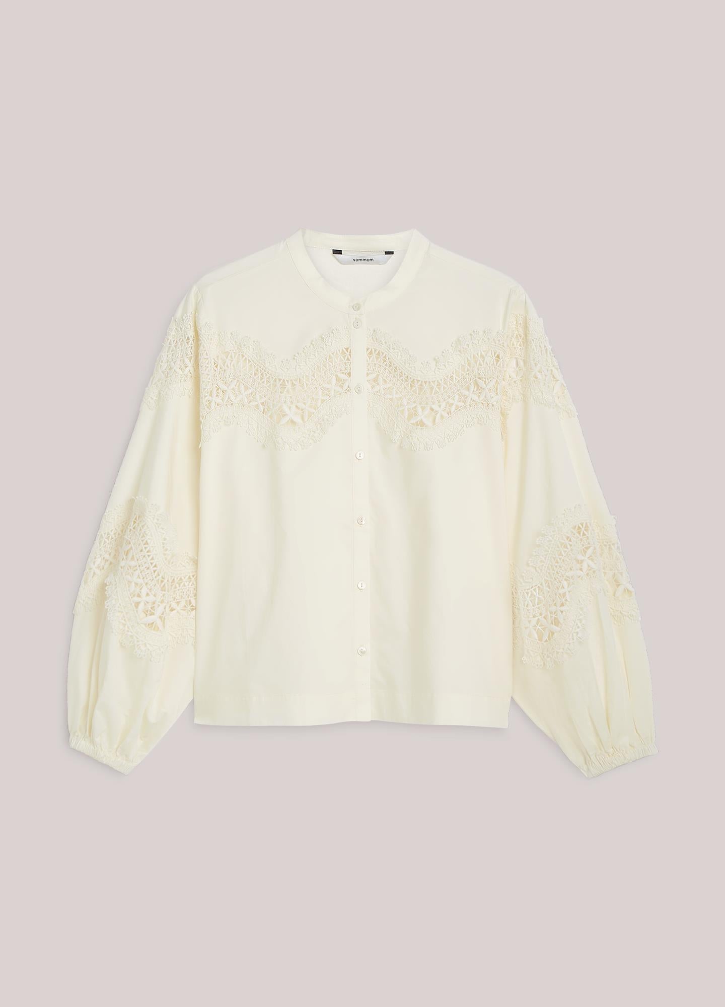 Boxy Bluse crispy Popeline