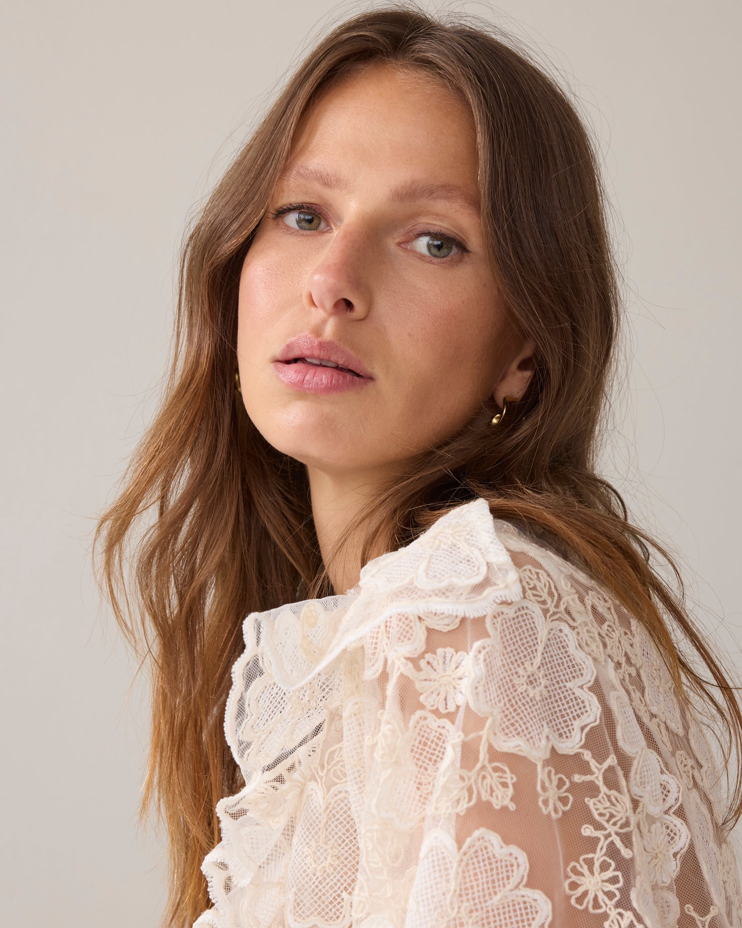 Victoriaanse top van kant