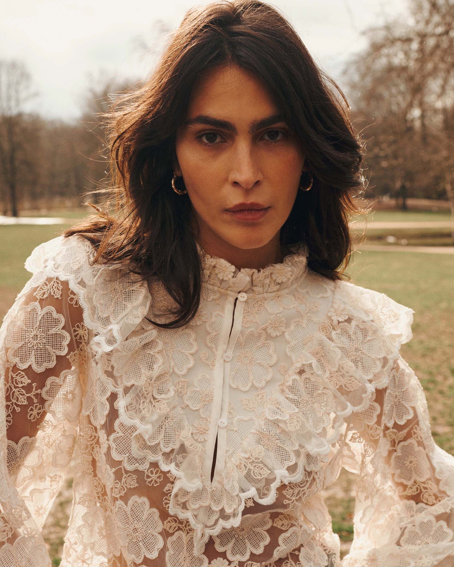 Victoriaanse top van kant