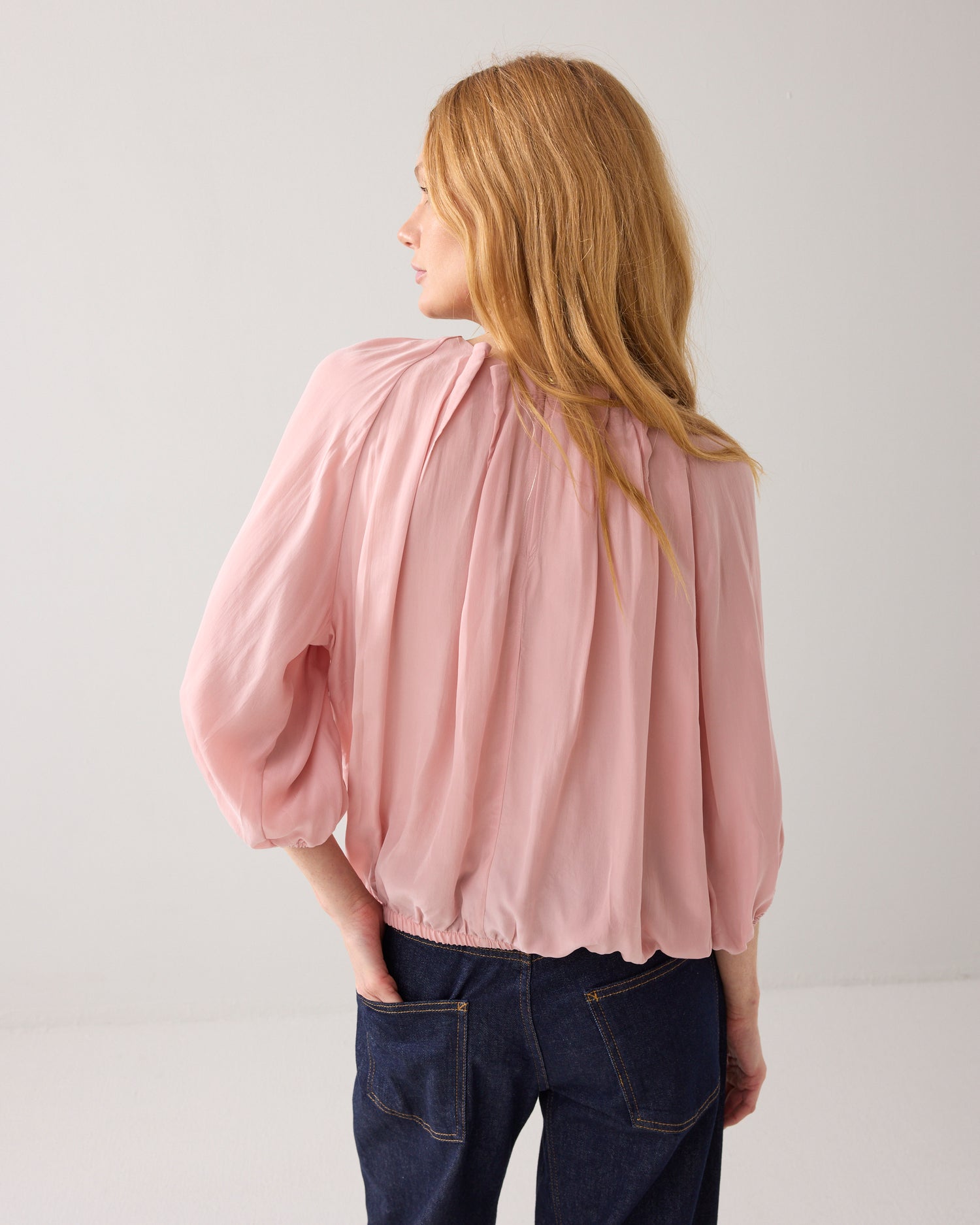Reversible cupro top