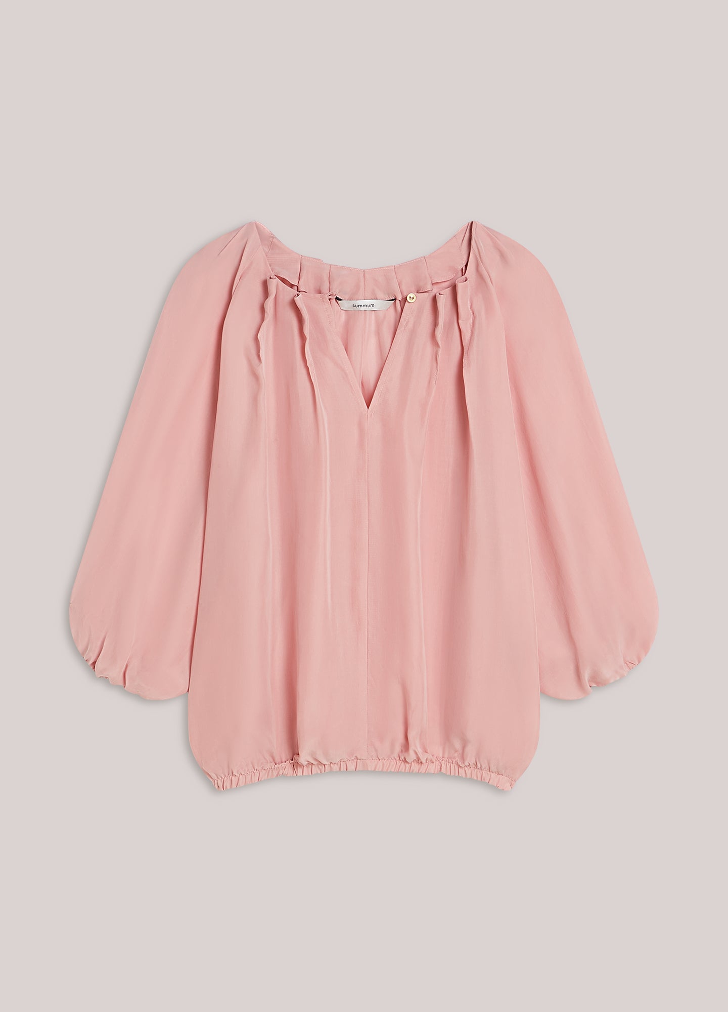 Reversible cupro top