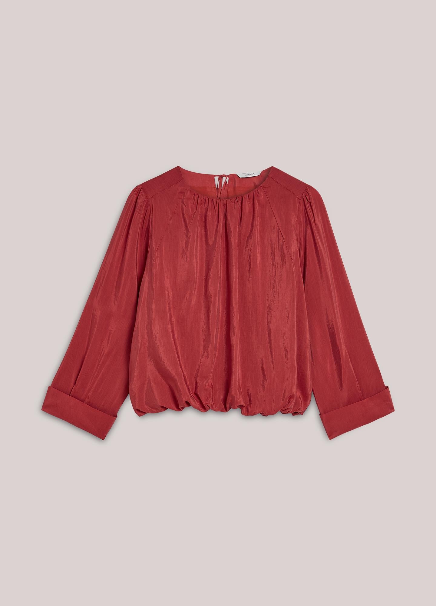 Faltenoberteil mit Schimmer