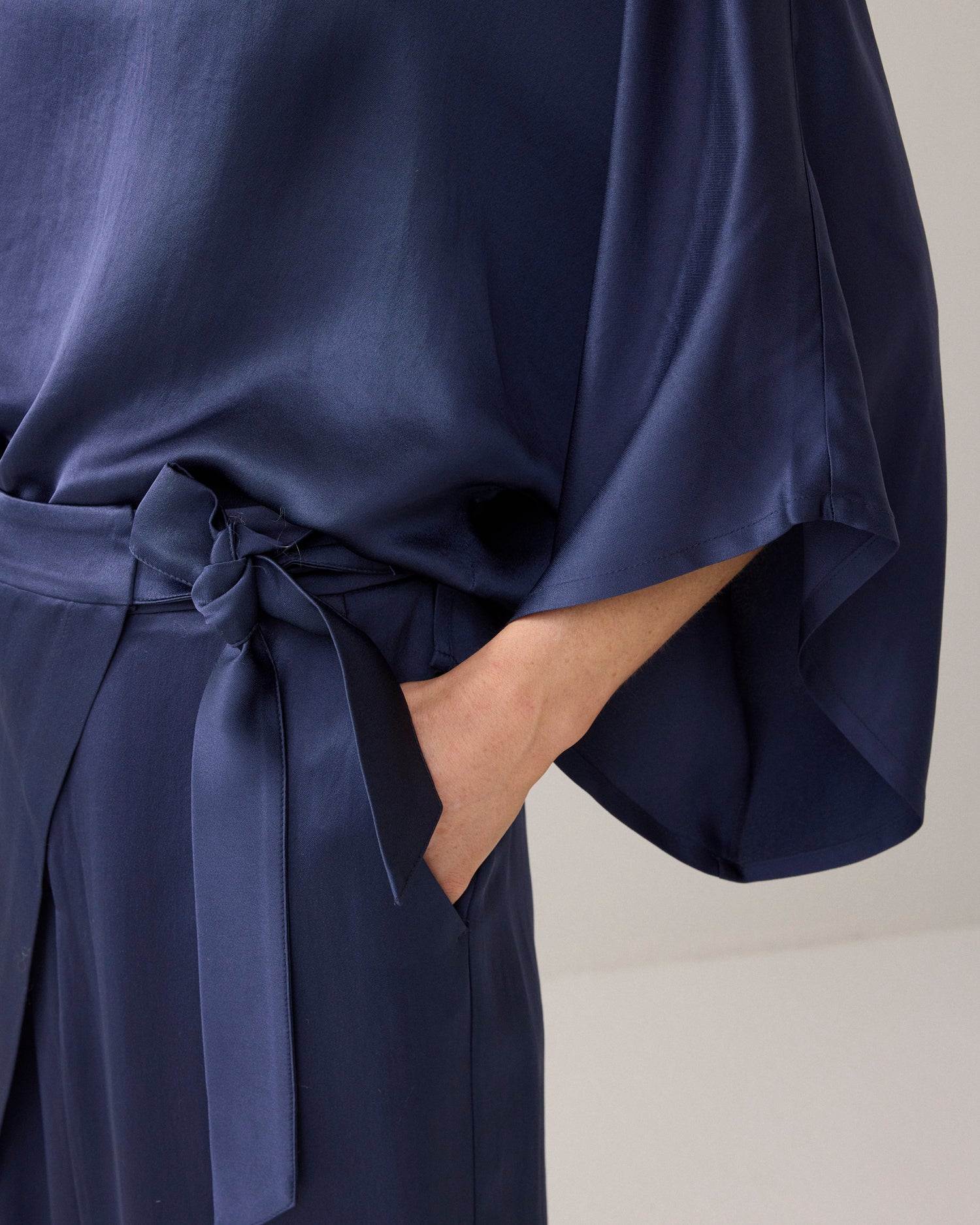 Silky Oberteil mit Kimonoärmel