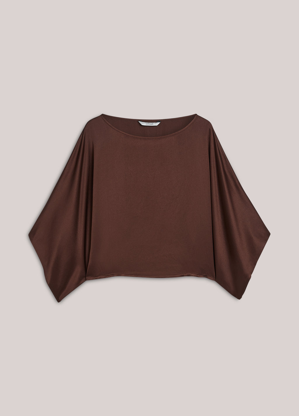 Top soyeux avec manches kimono
