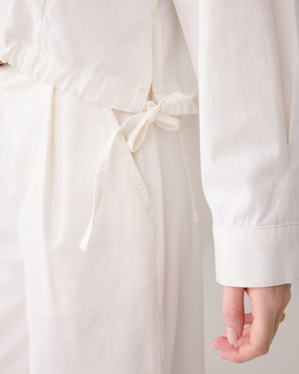 Denim blouse soft twill