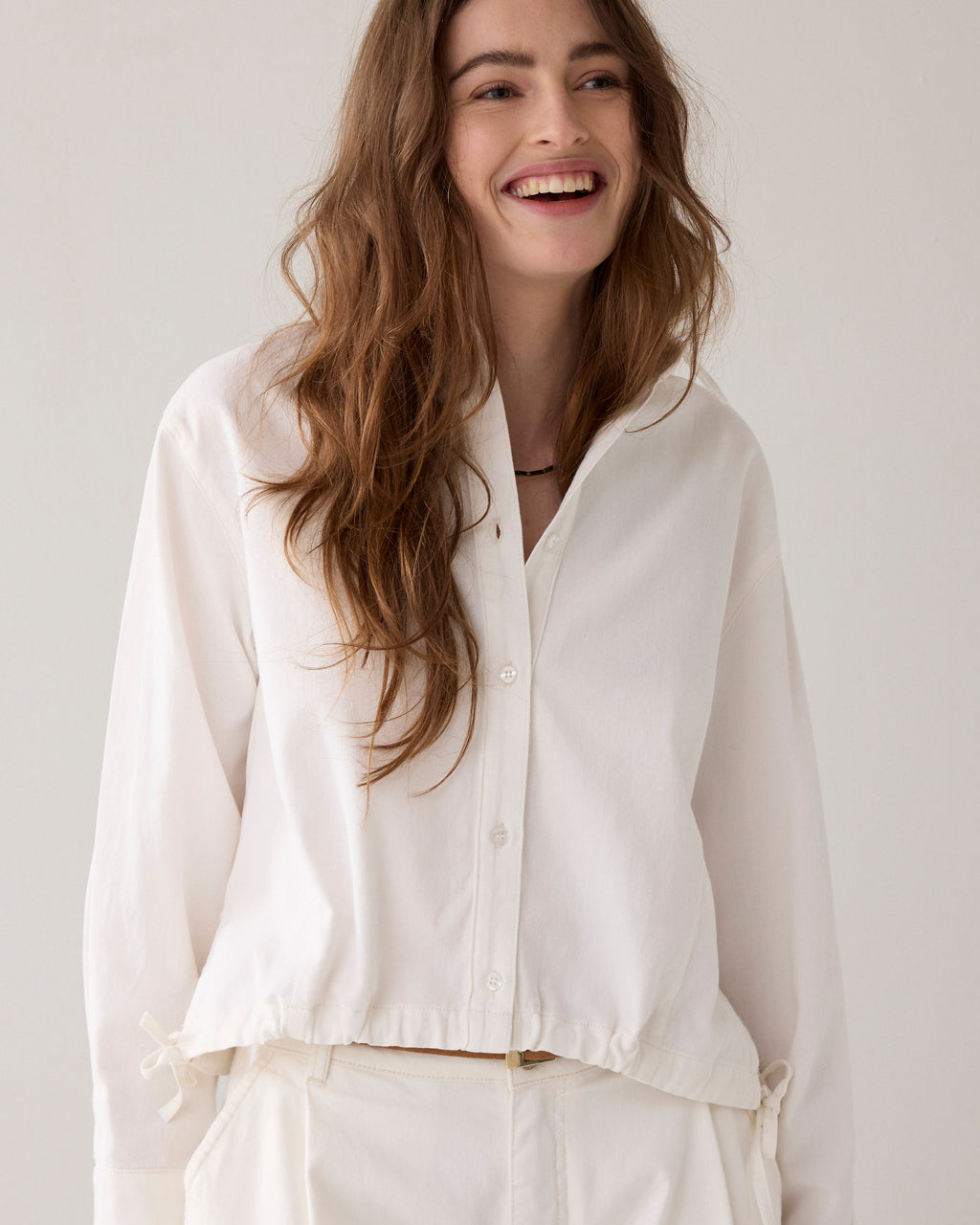 Denim blouse soft twill