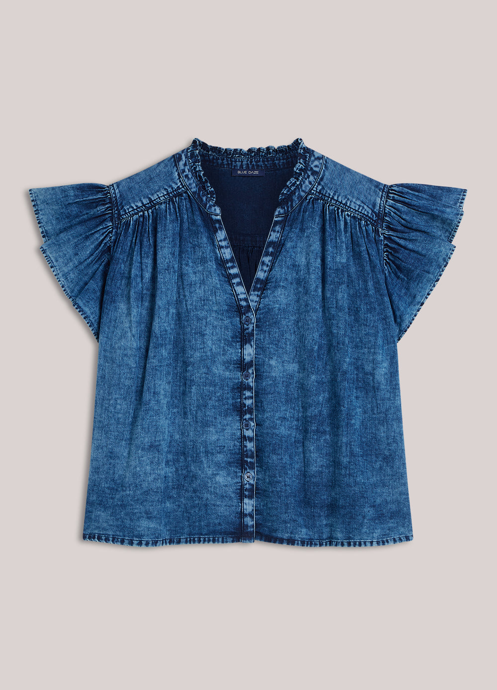 Chemisier en denim souple