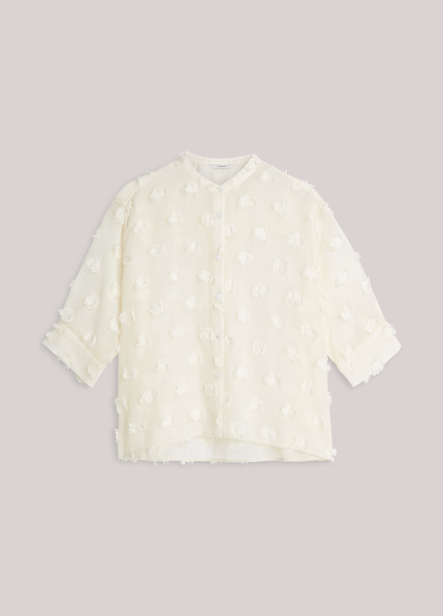 A-line blouse with 3D dots