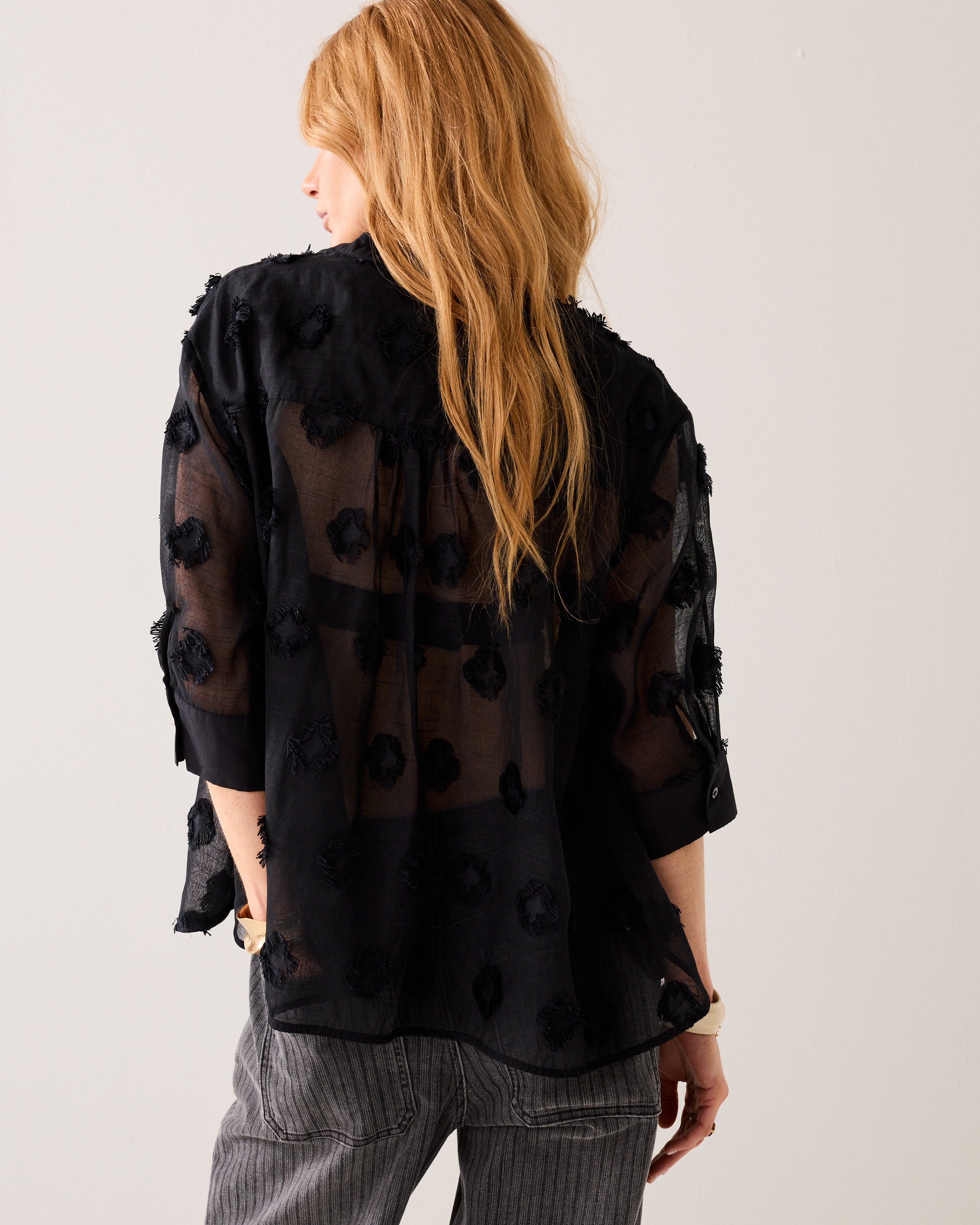 A-lijn blouse 3D-dots