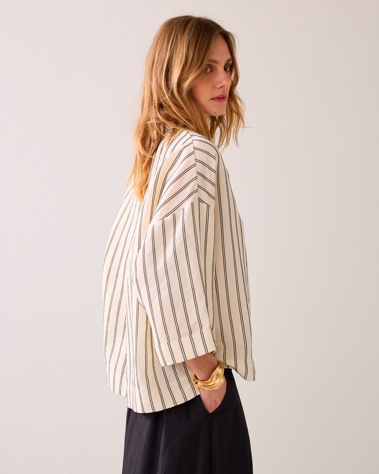 Oberteil mit Chenillestreifen