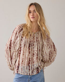 Georgette top tie dye