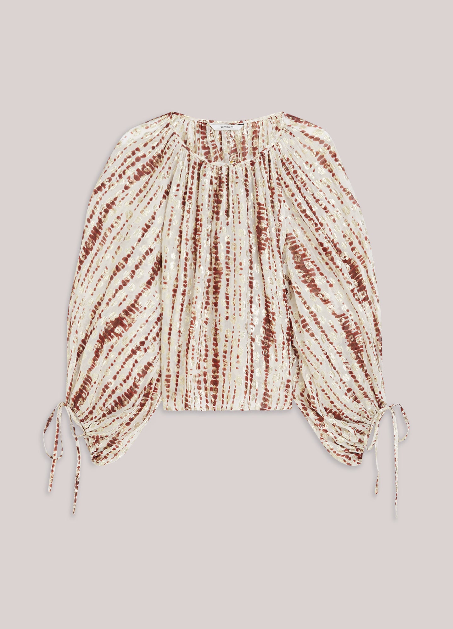 Georgette top tie dye