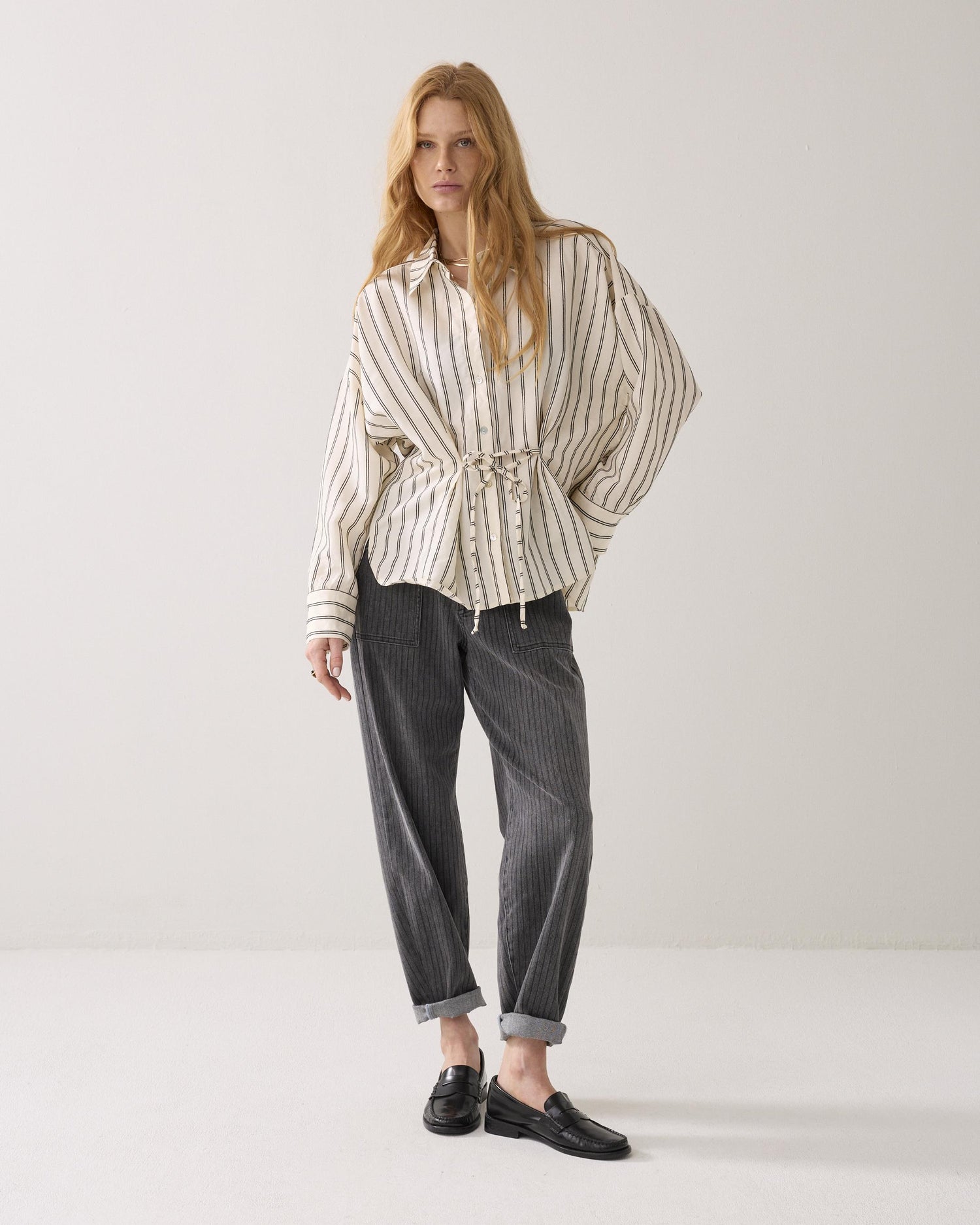 Wear-your-Way-Bluse aus Chenille