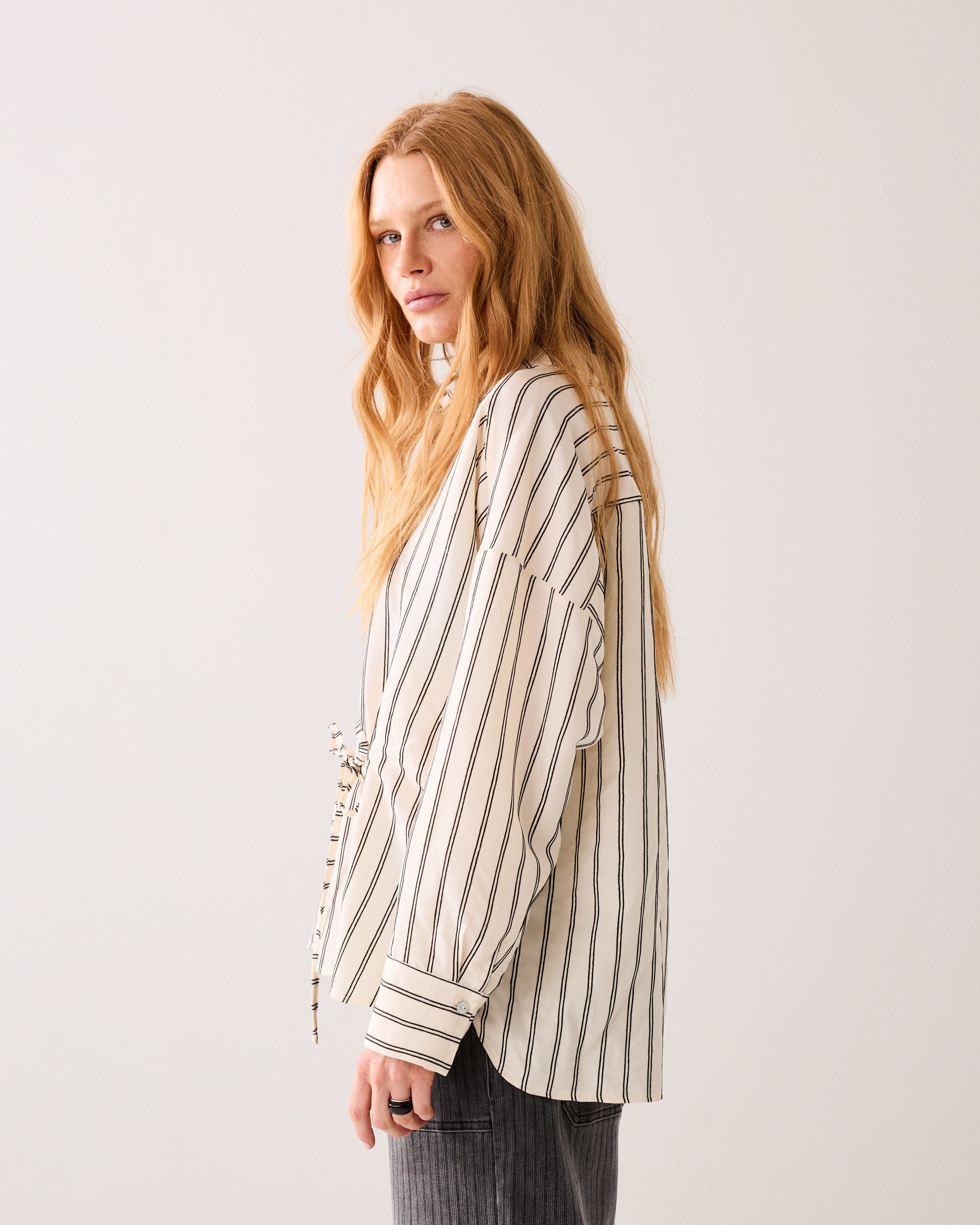 Wear-your-way blouse chenille