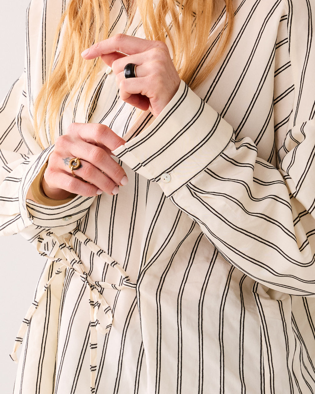 Wear-your-way blouse chenille