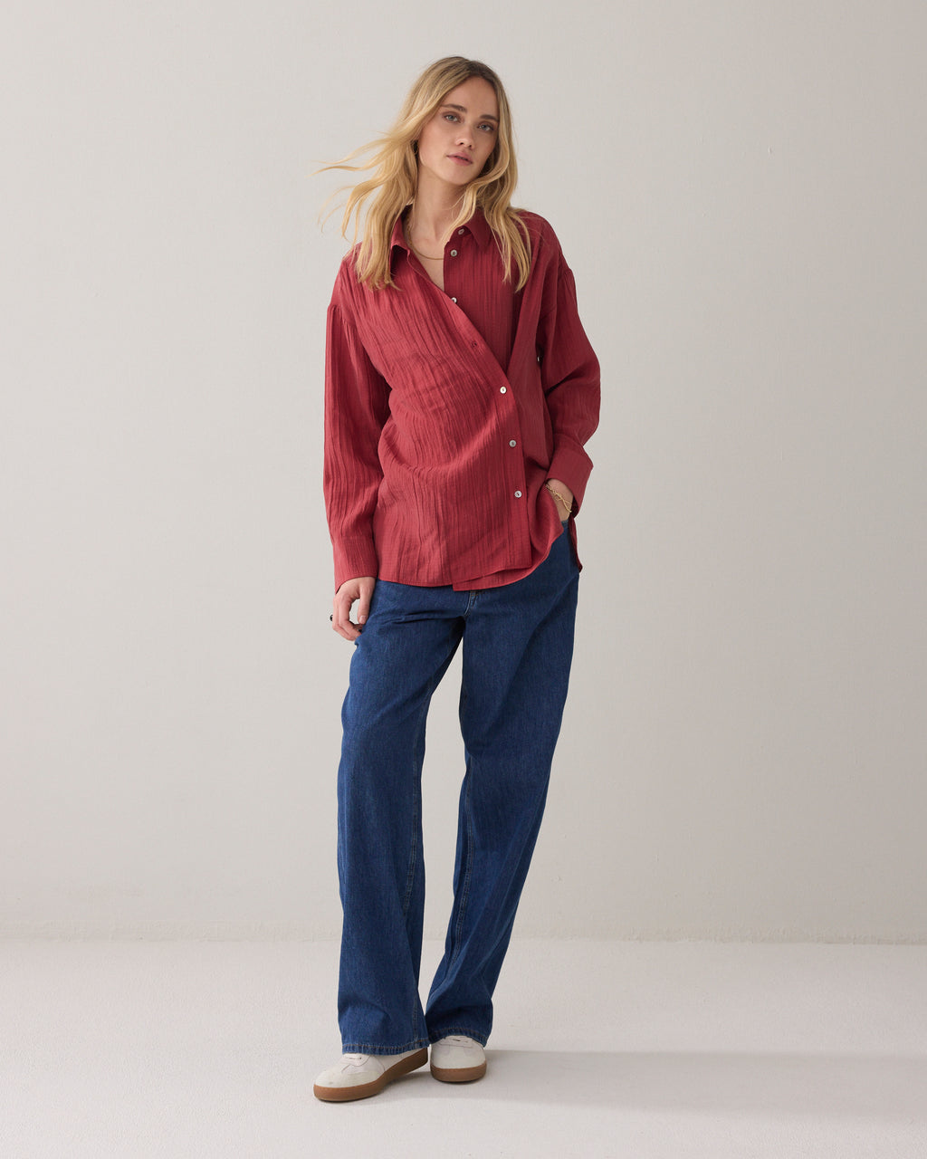 Wear-your-way blouse lyocellblend