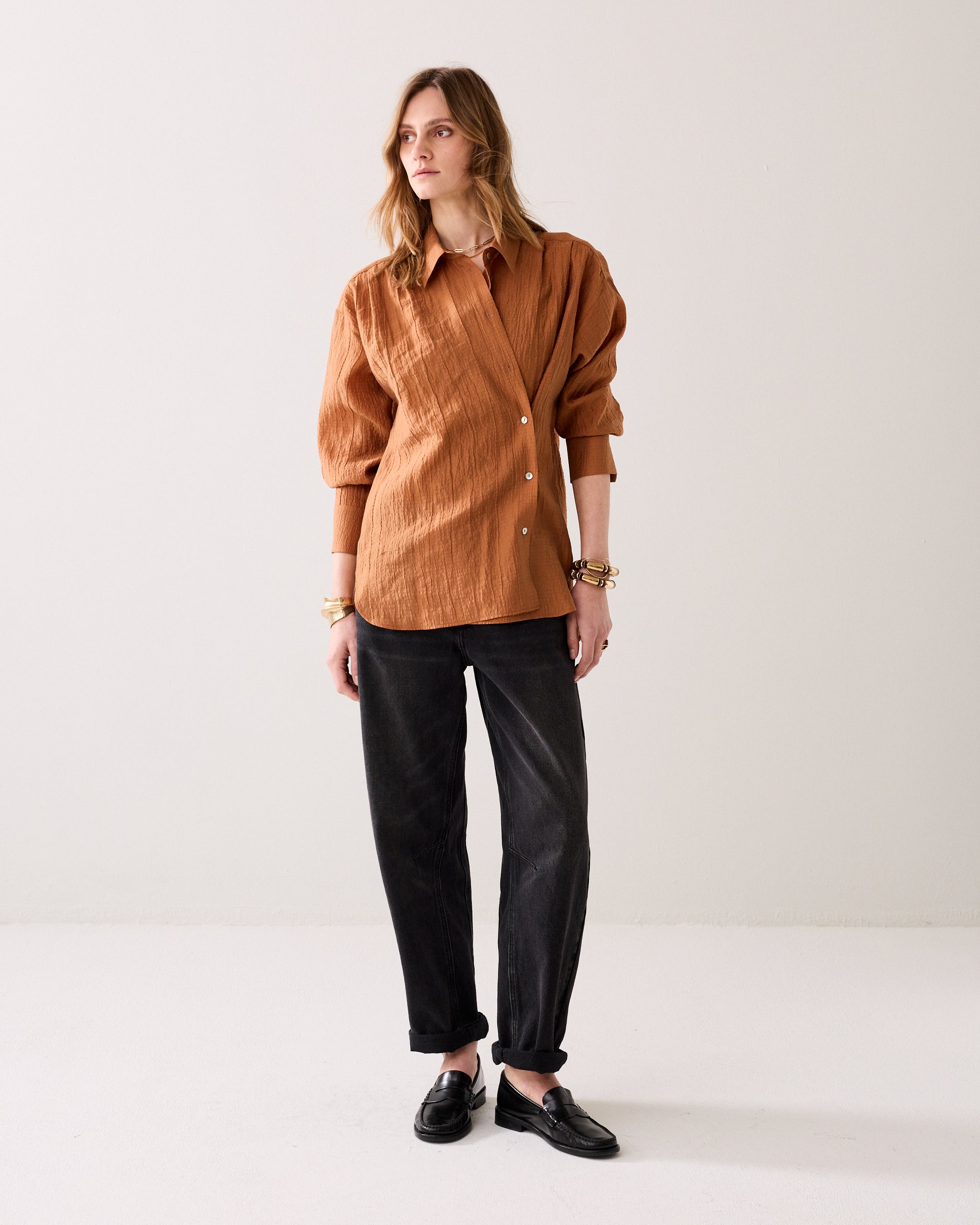Wear-your-way blouse lyocellblend