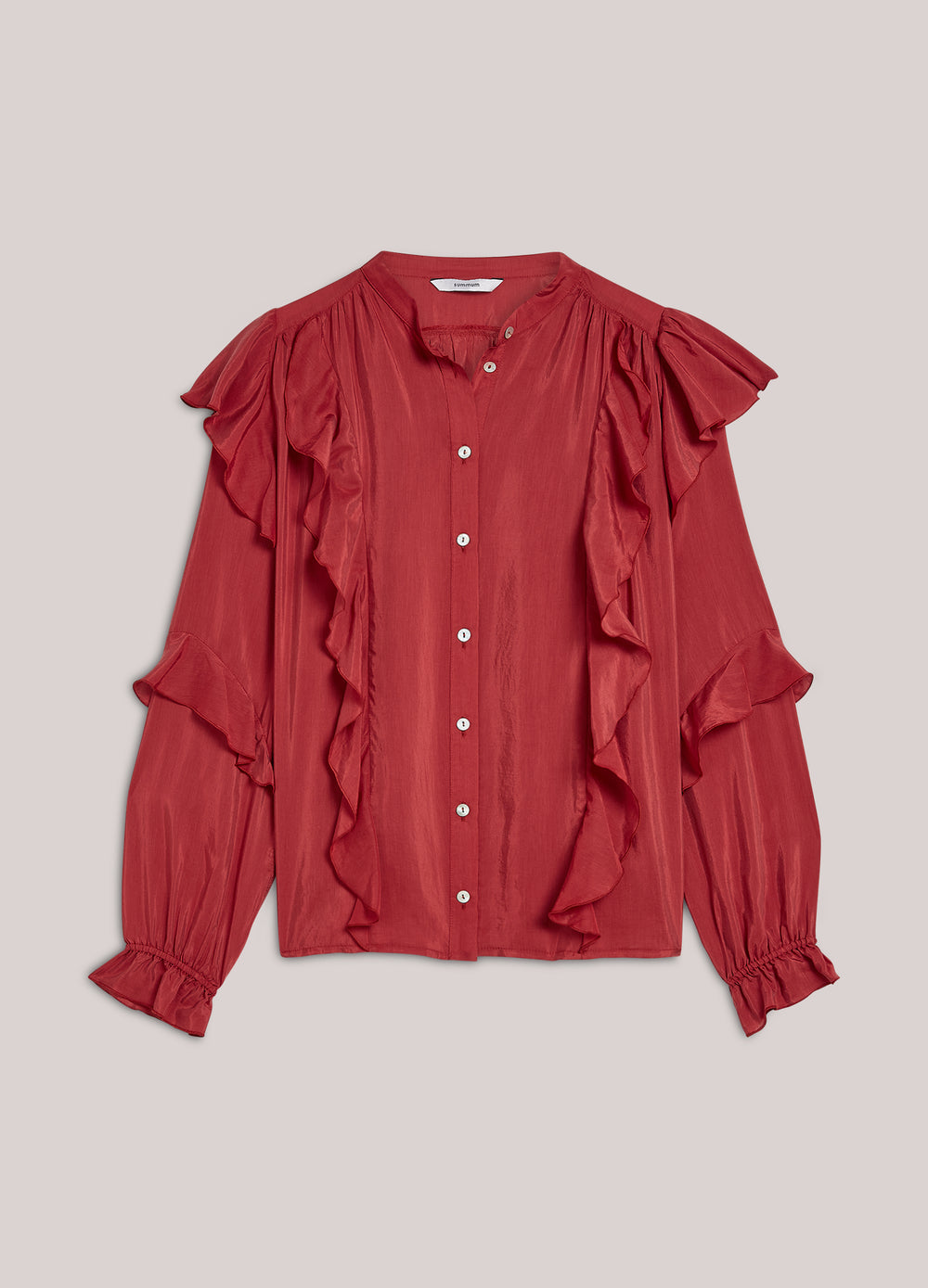 Blouse met ruffles