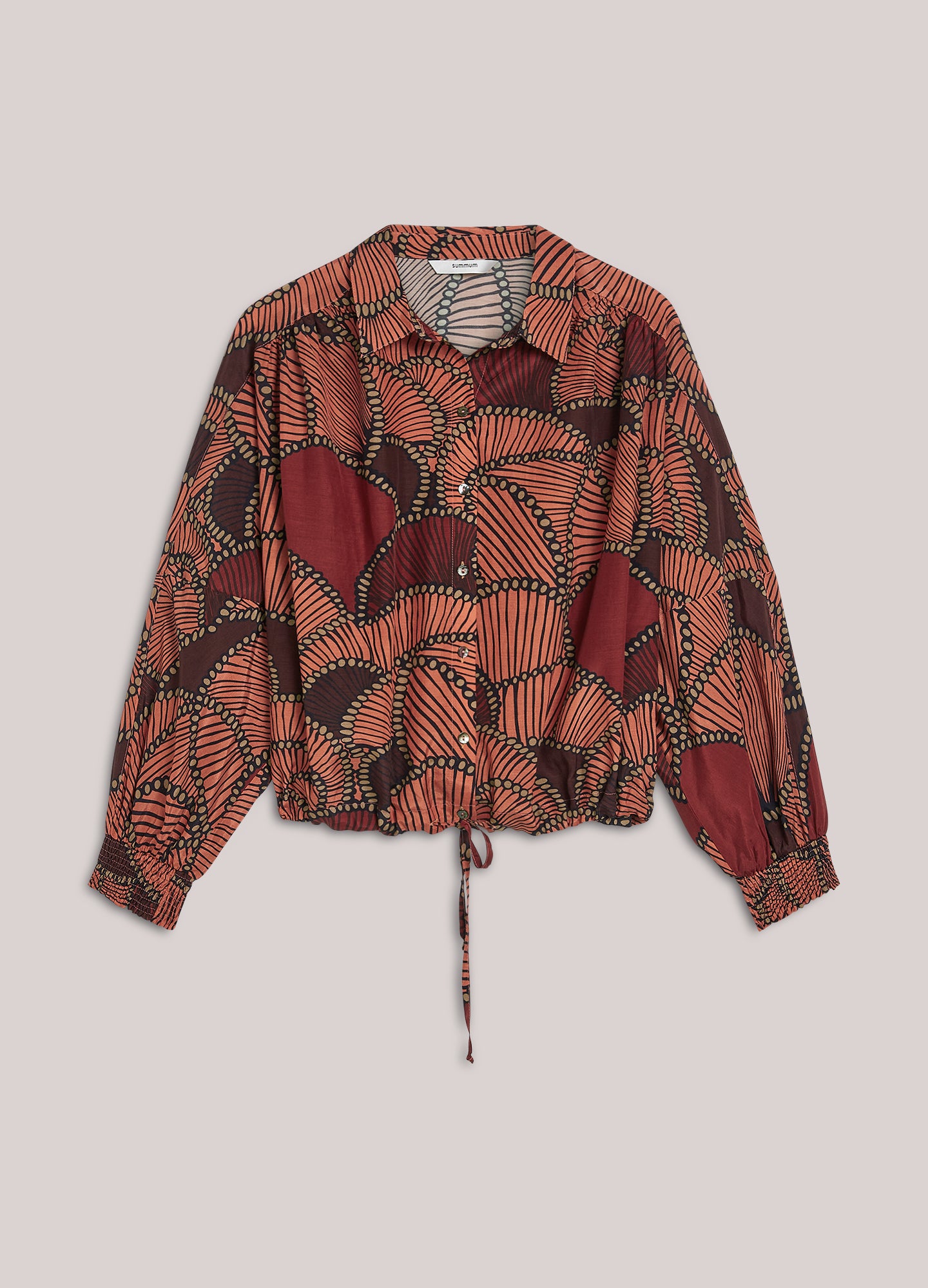Blouse met vleermuismouw